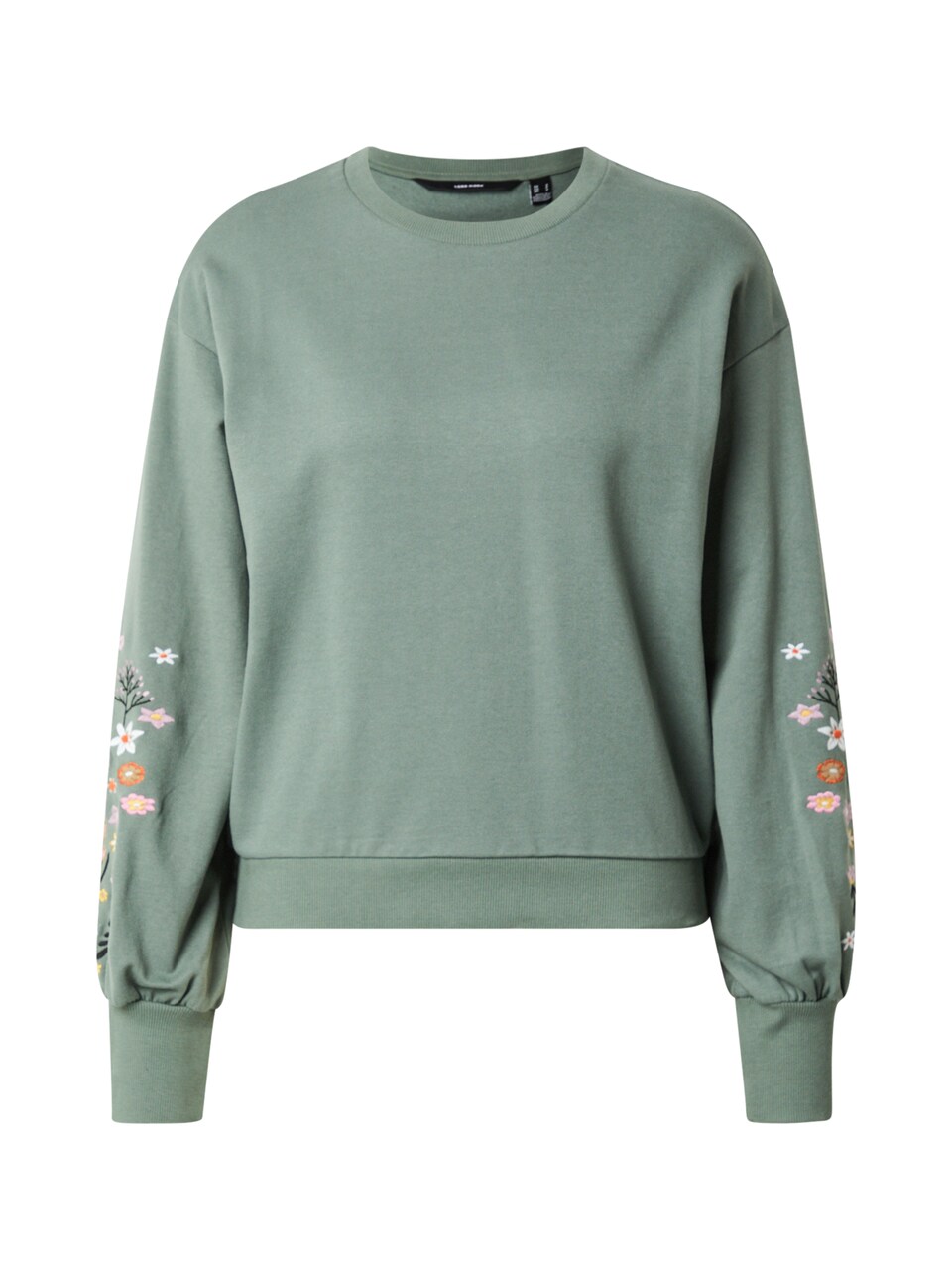 Sweatshirt 'VMSELIN' grön / orange / rosa