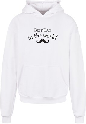 Merchcode Sweatshirt ‘Fathers Day – Best Dad In The World 2’ Zwart / Wit