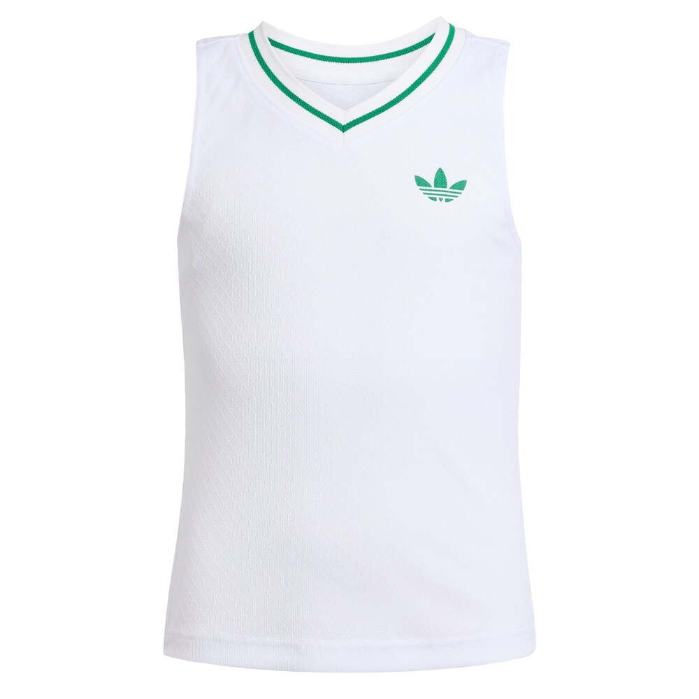 ADIDAS PERFORMANCE Sporttop 'Tennis Climacool Top' Mädchen Größe 170 grün / weiß