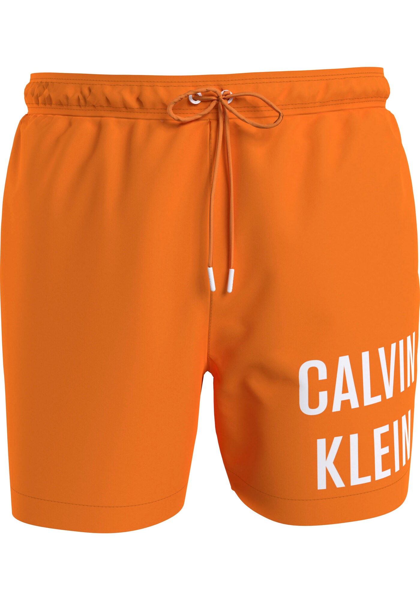 Calvin Klein Underwear Шорти за плуване  оранжево / бяло