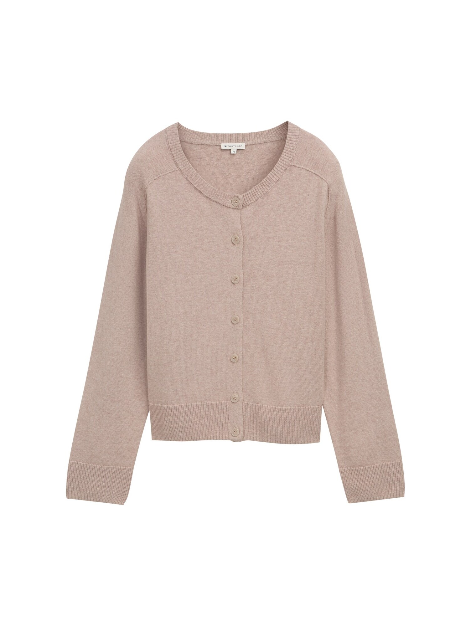 TOM TAILOR Strickjacke taupe