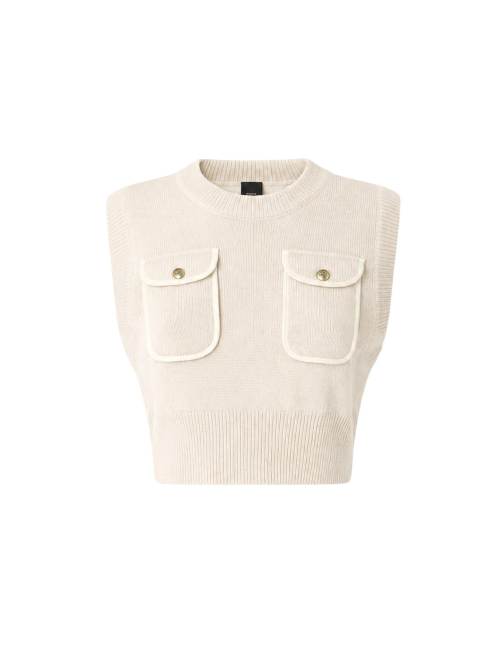 PINKO Tröja 'PINKO BELATO GILET BLEND WOOL CON DETTAGLI Maglieria' dam