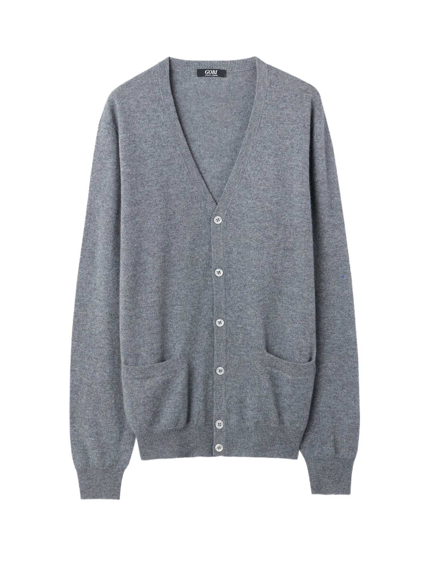 GOBI Cashmere Cárdigan  gris denim