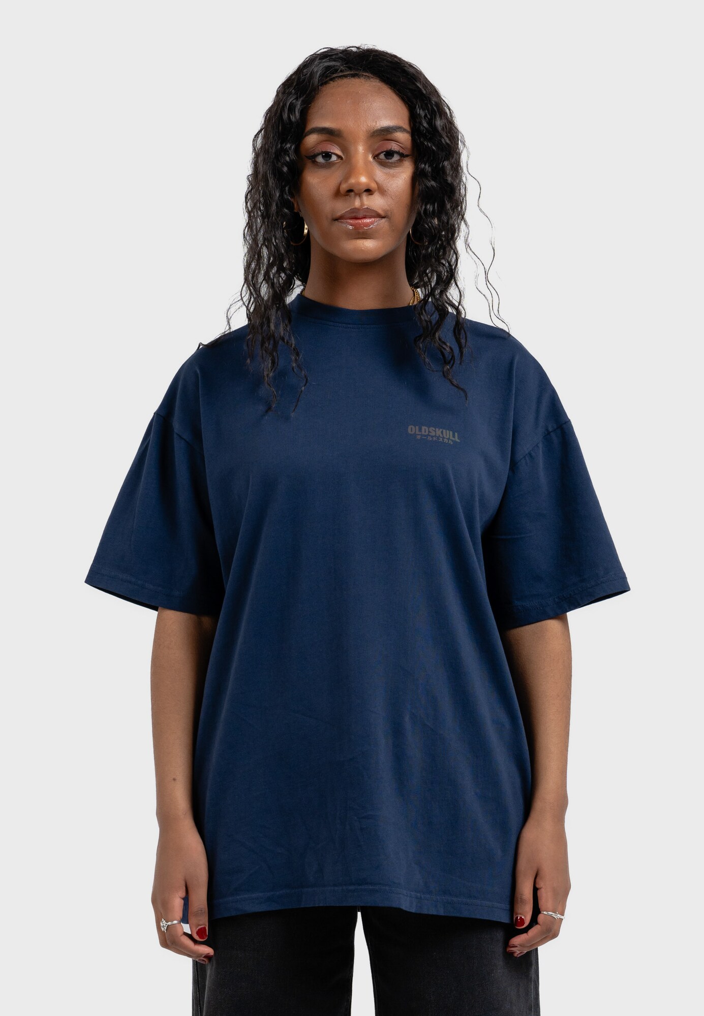 Thumbnail - T-Shirt 'Peach Dyed Basic Oldskull'