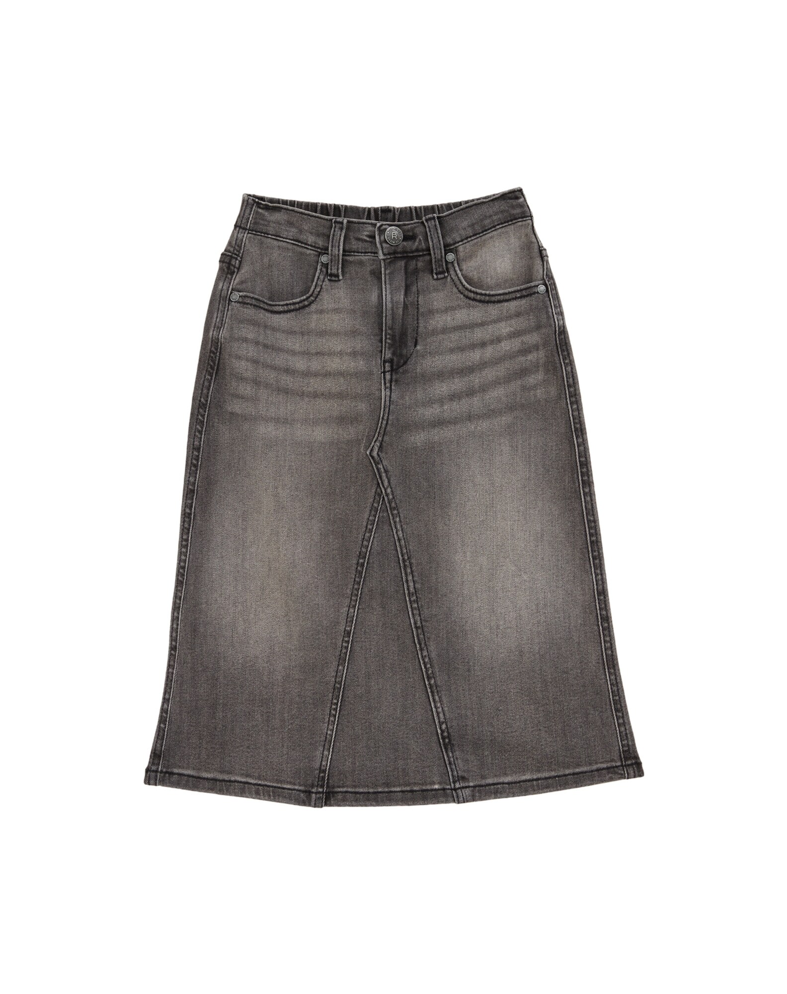 WE Fashion Sukňa tmavosivá