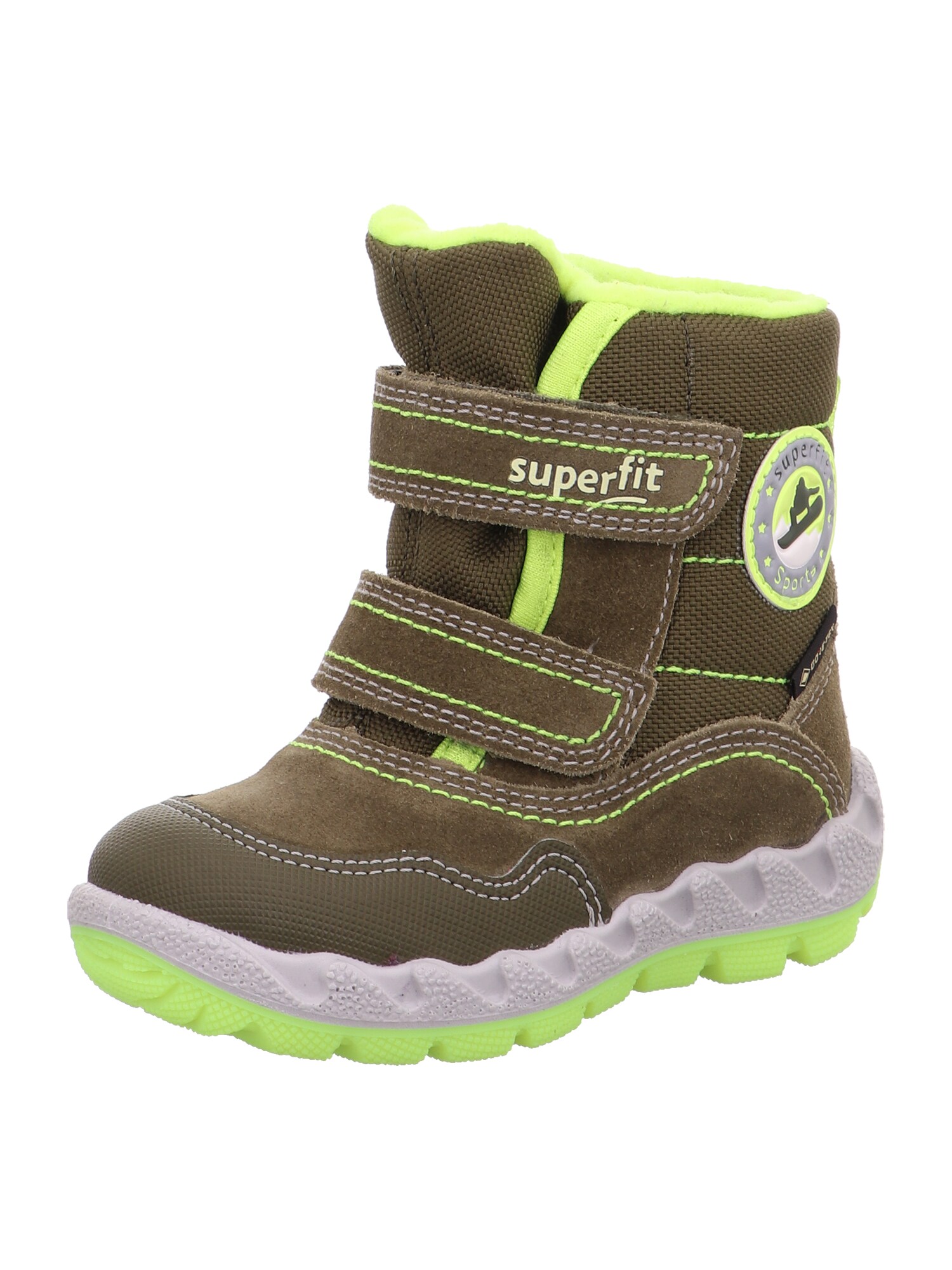 SUPERFIT Sniego batai 'Icebird'  geltona / žalia