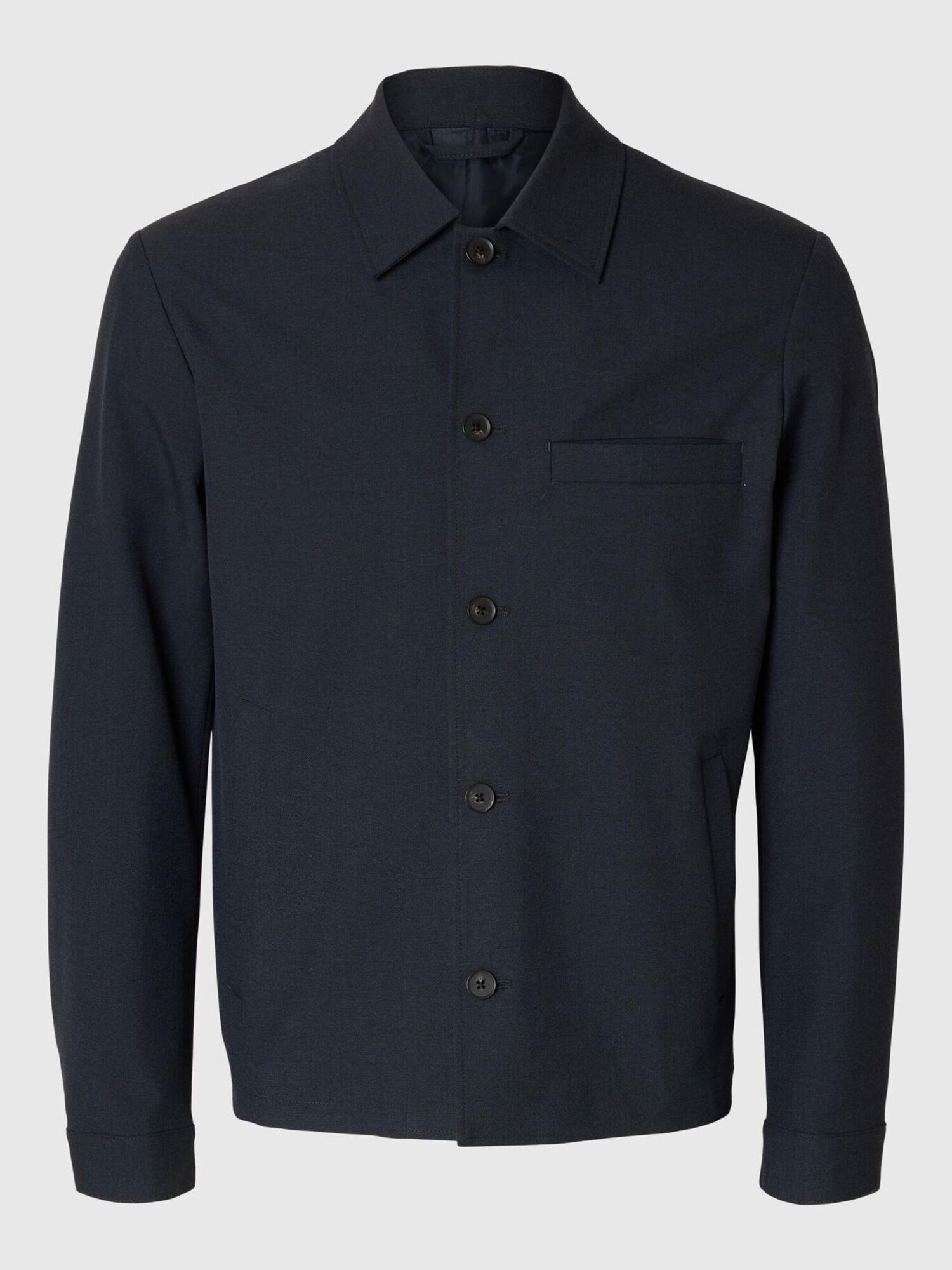 SELECTED Chaqueta de entretiempo  azul