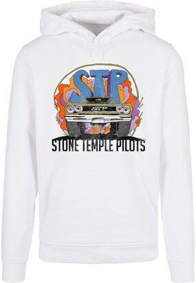 Merchcode Sweatshirt ‘Stone Temple Pilots – Vintage muscle’ Blauw / Lila / Oranje / Wit