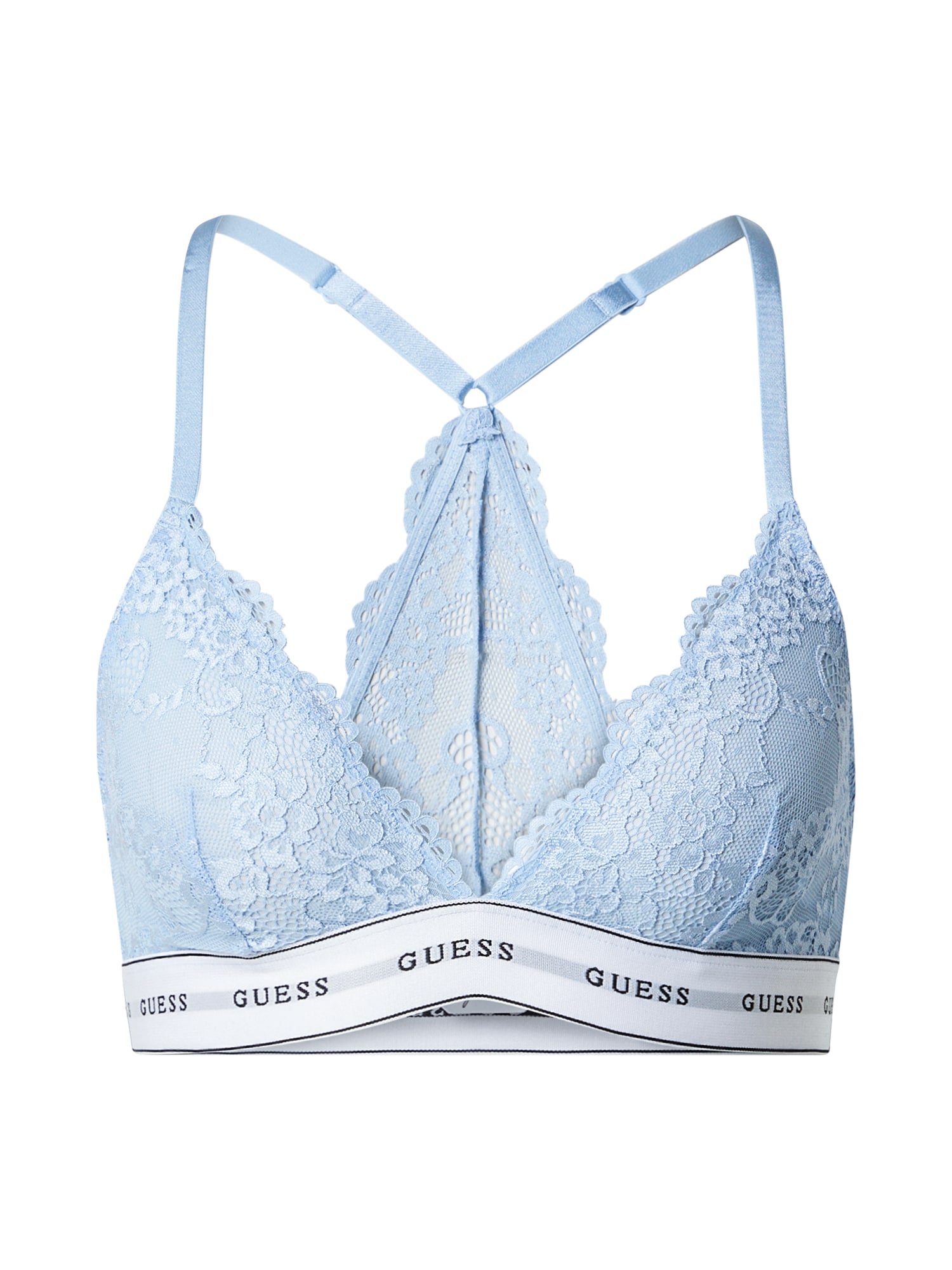 GUESS Sutien BELLE  azur / negru / alb murdar