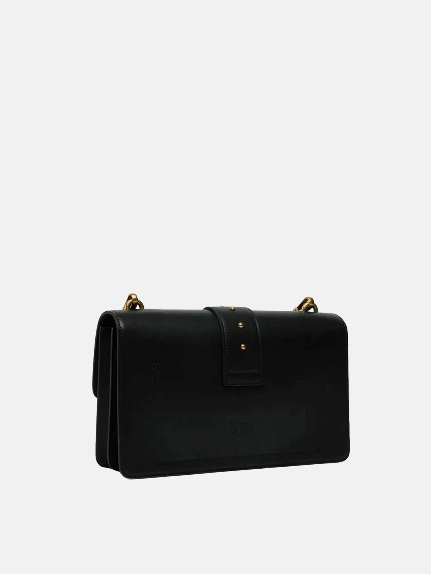 PINKO Bolso de mano 'LOVE ONE CLASSIC'  negro / plata