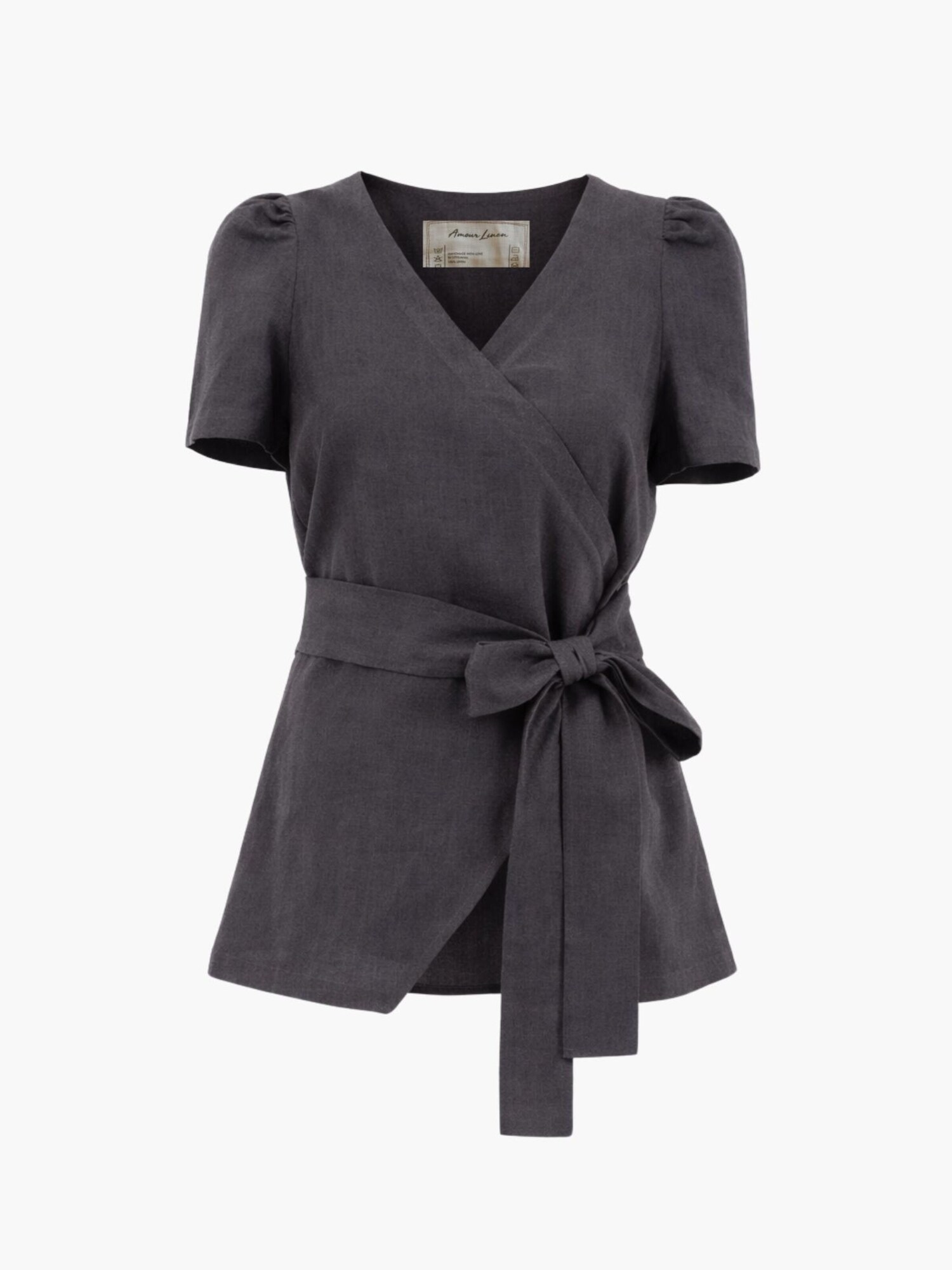 AmourLinen Blusa 'Elisa'  gris