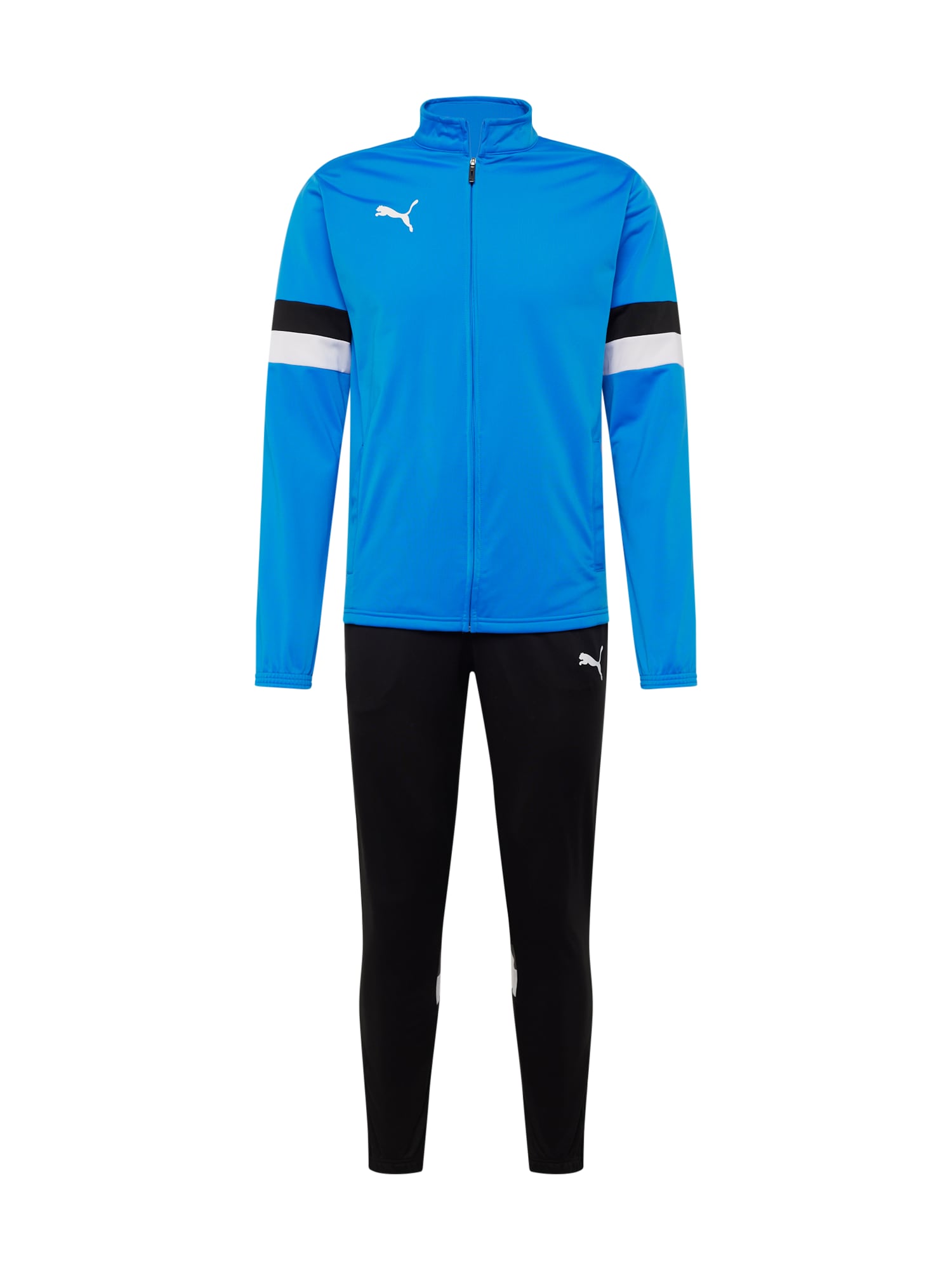 PUMA Costum de trening 'Team Rise'  albastru / negru / alb