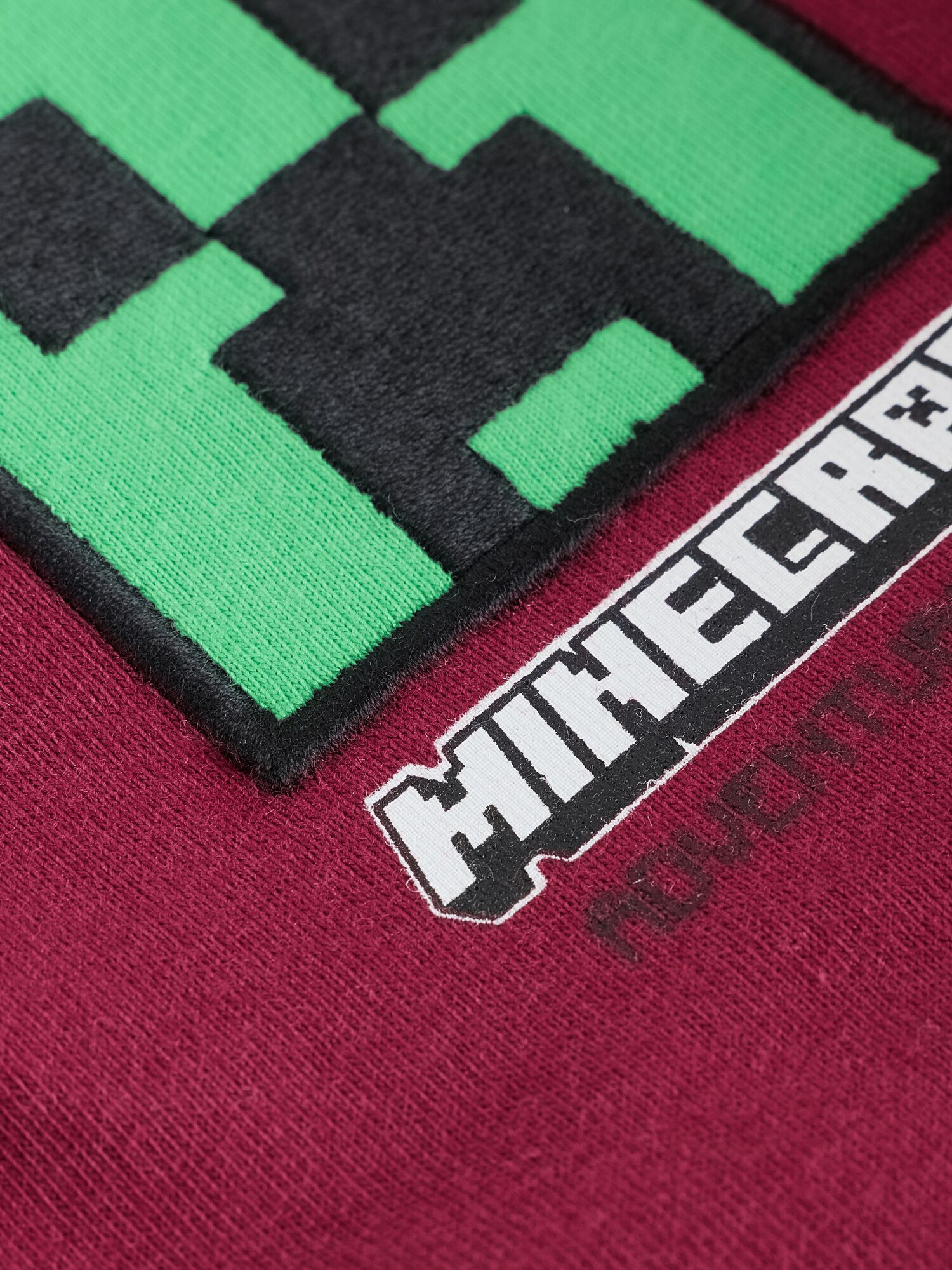 Next Camiseta 'Minecraft'  verde / baya / negro / blanco – imagen 4