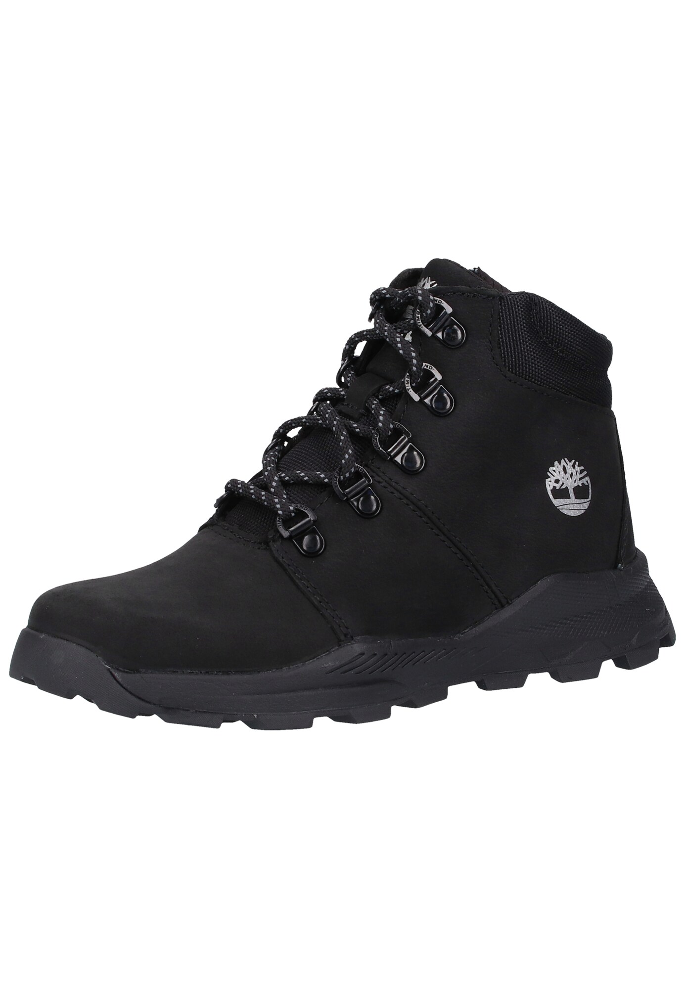 TIMBERLAND Auliniai batai su kulniuku 'Brooklyn'  juoda / sidabrinė