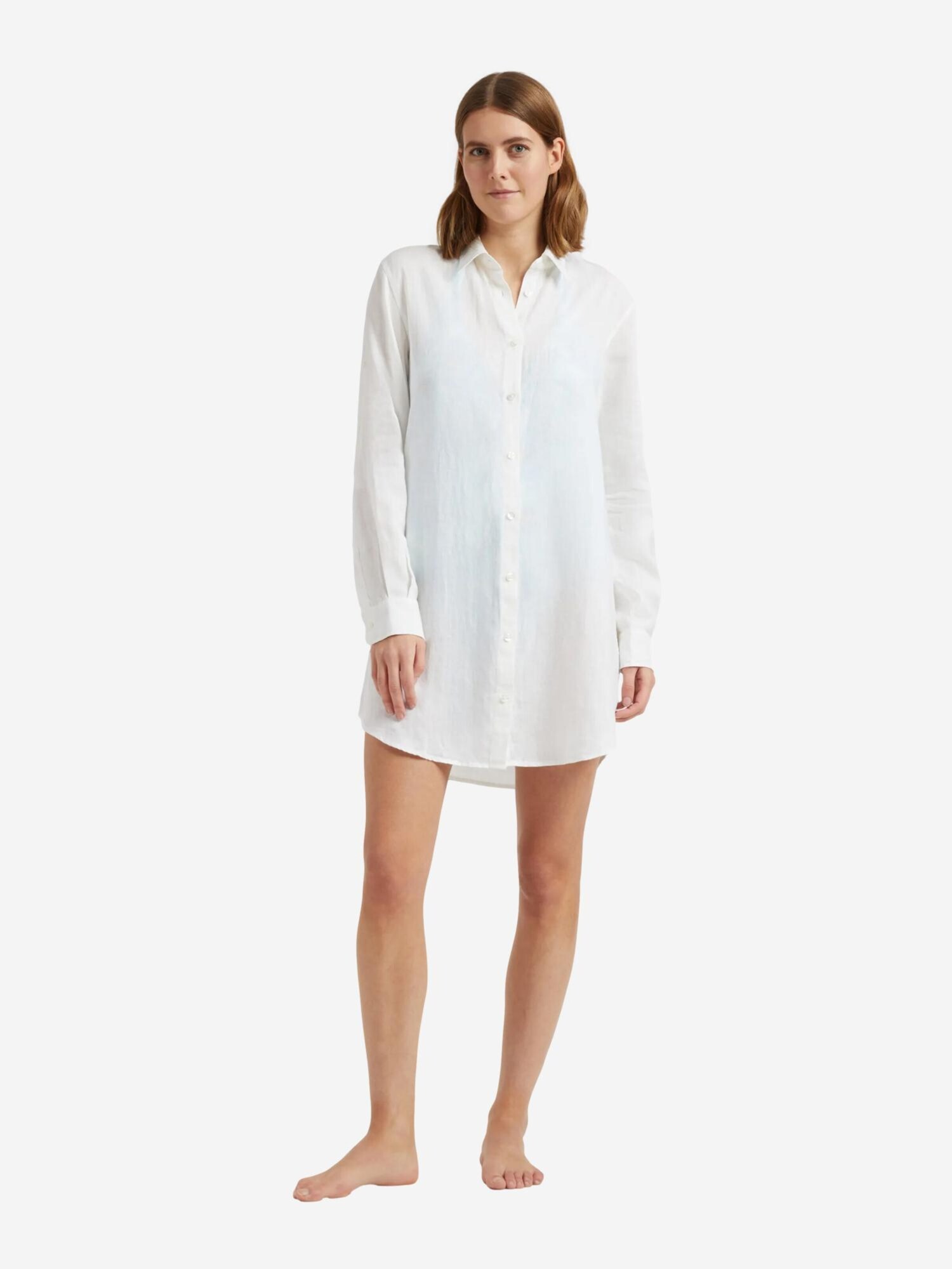 Vilebrequin Vestido camisero  blanco – imagen 3