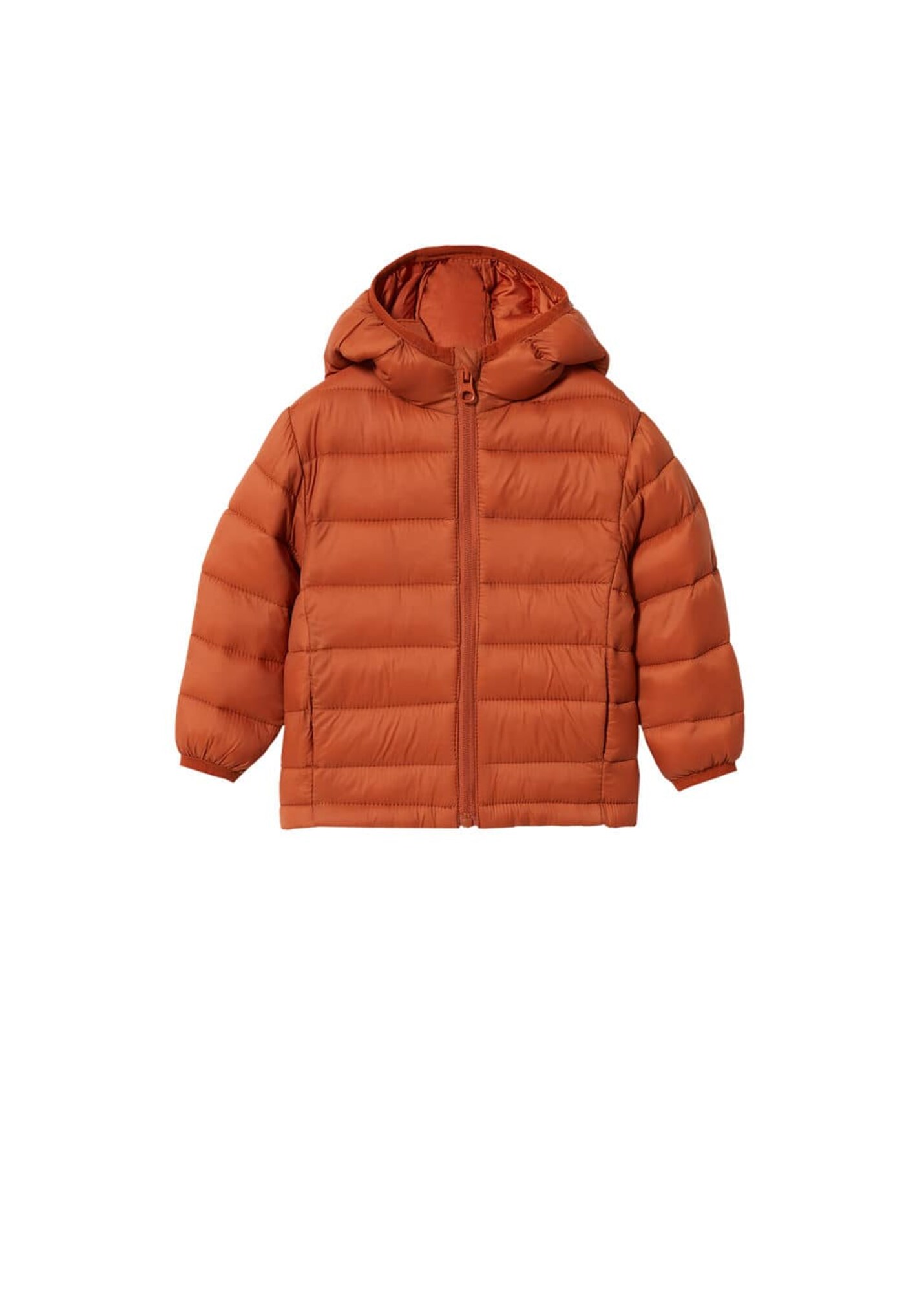 MANGO KIDS Zimska jakna 'Unicob3'  temno oranžna