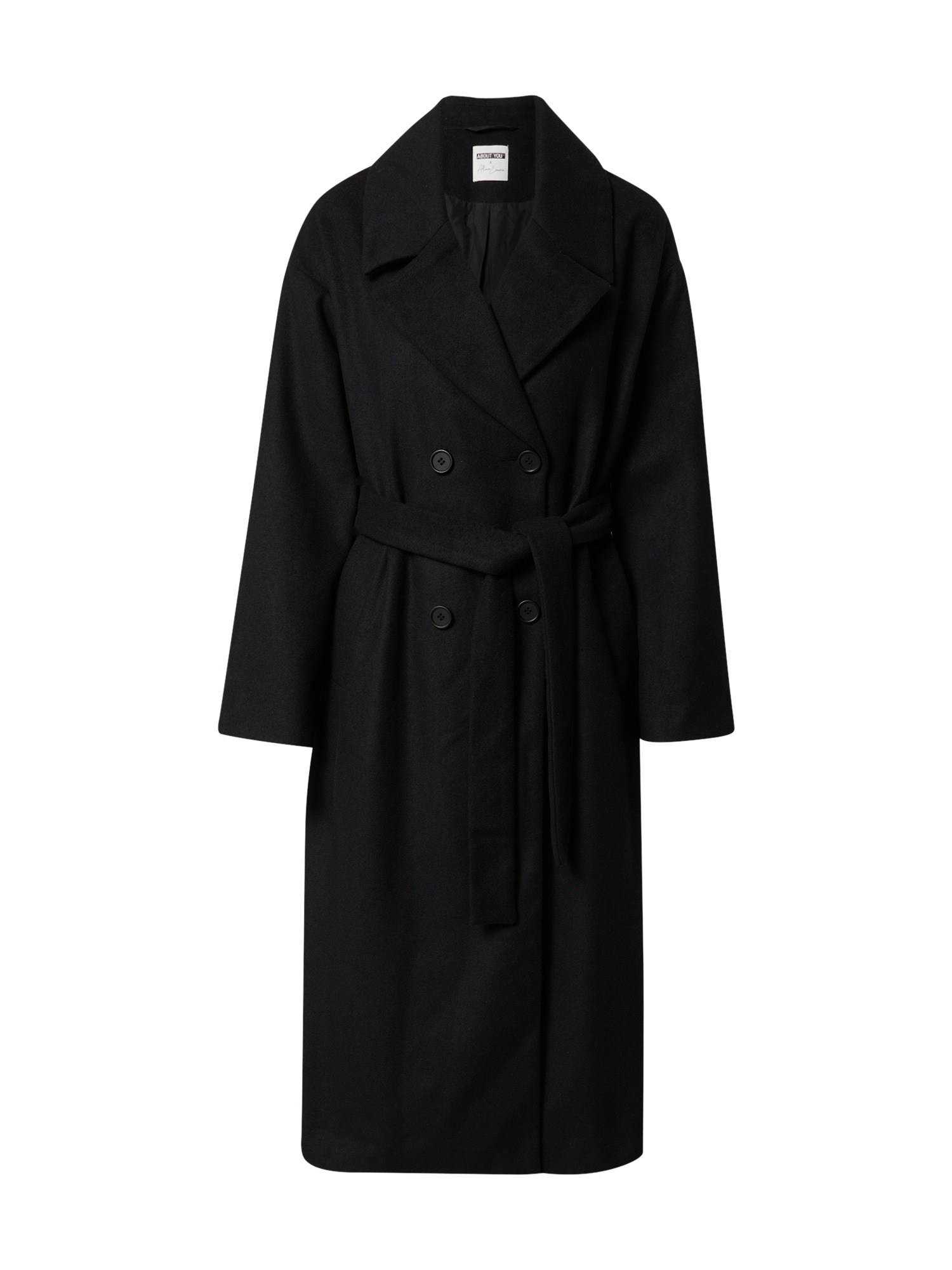 ABOUT YOU x Alina Eremia Demisezoninis paltas Aliya juoda | MyStore.lt