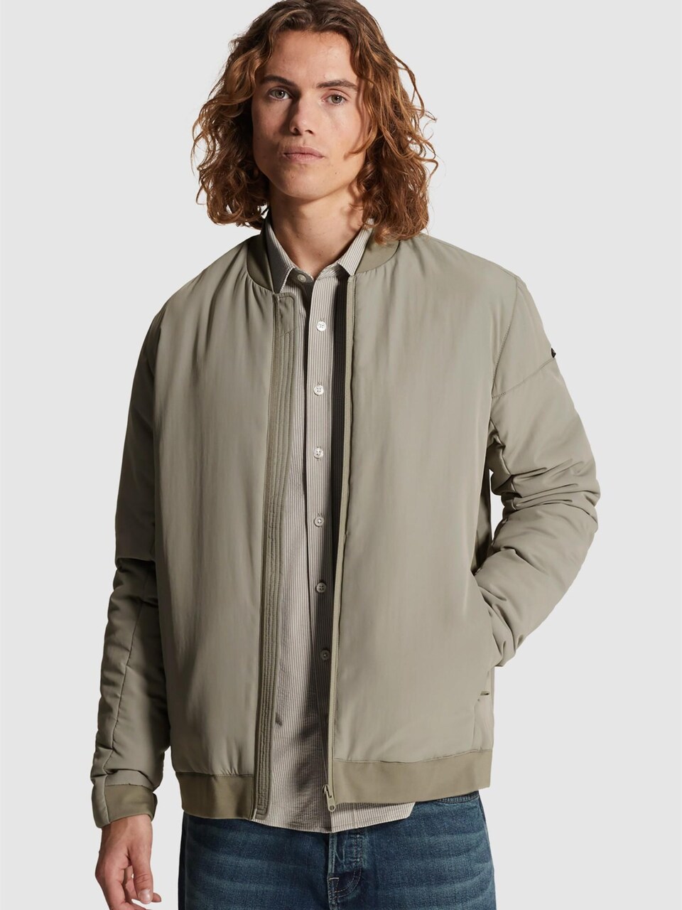 Övergångsjacka 'Bomber jacket with zipper closure'