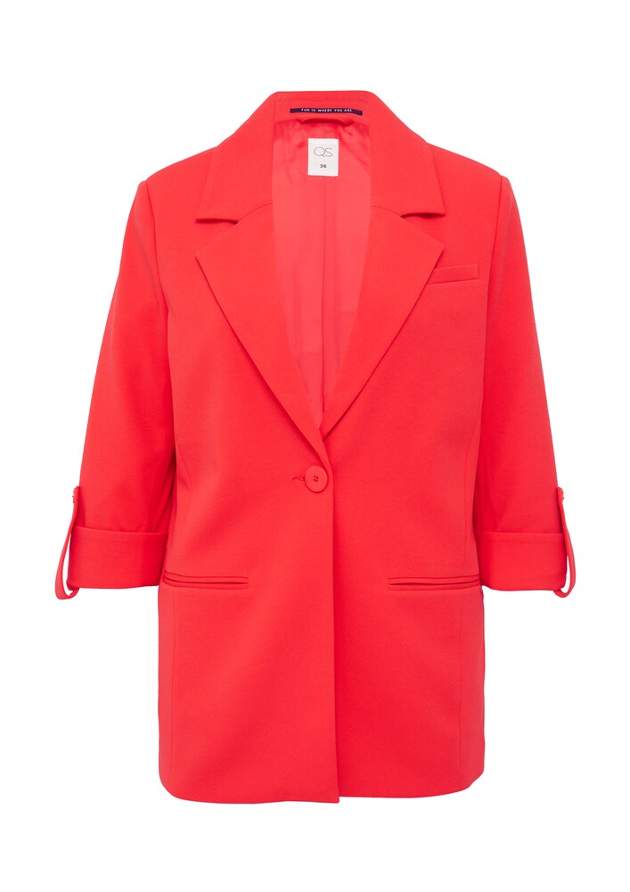 QS Blazer Damen Größe 36 rot