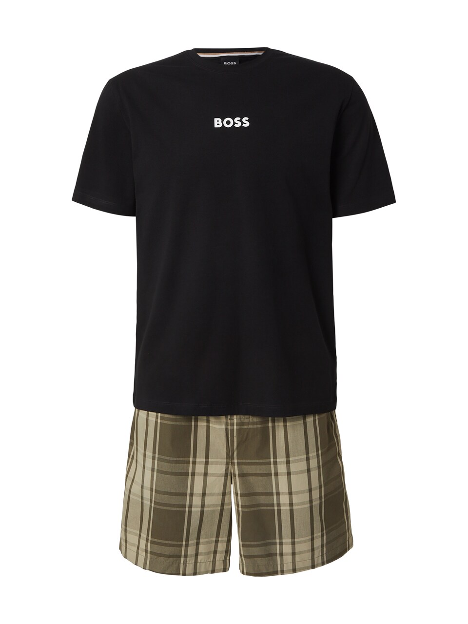 Pyjamas kort 'Easy' khaki / oliv