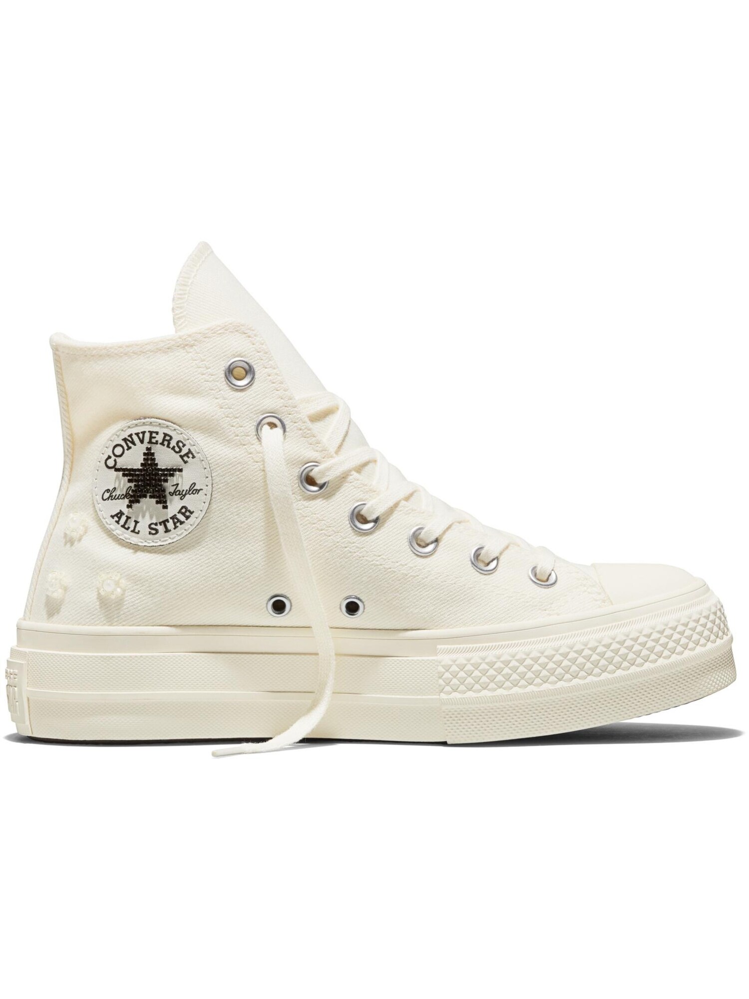 CONVERSE Zapatillas deportivas altas 'CHUCK TAYLOR ALL STAR LIFT PLATFORM' negro / blanco natural – imagen 2