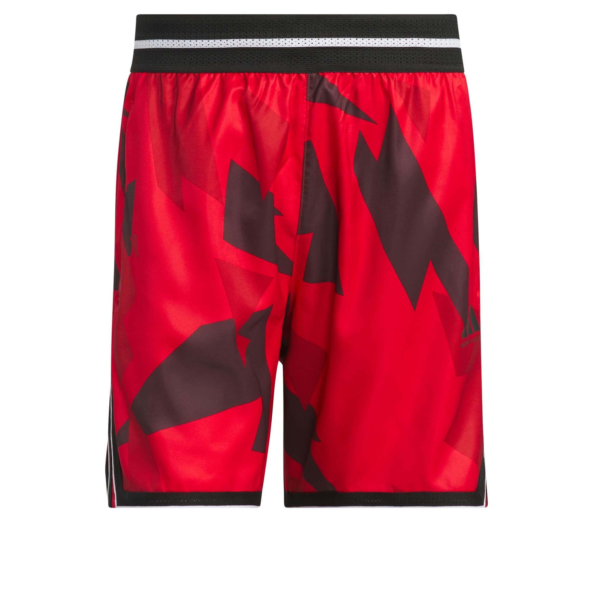 ADIDAS PERFORMANCE Pantaloni sport 'Crazy Lite'  roșu / negru / alb murdar