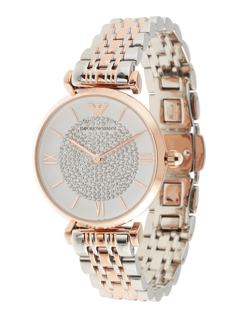 Analog klocka 'AR1926' roséguld / silver