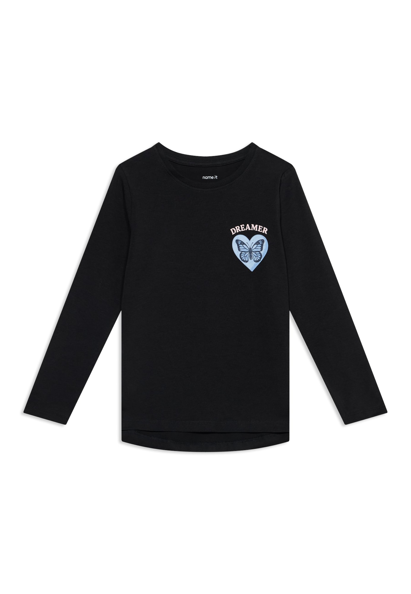 NAME IT Tricou NKFVix bleumarin / albastru deschis / roz pastel / negru