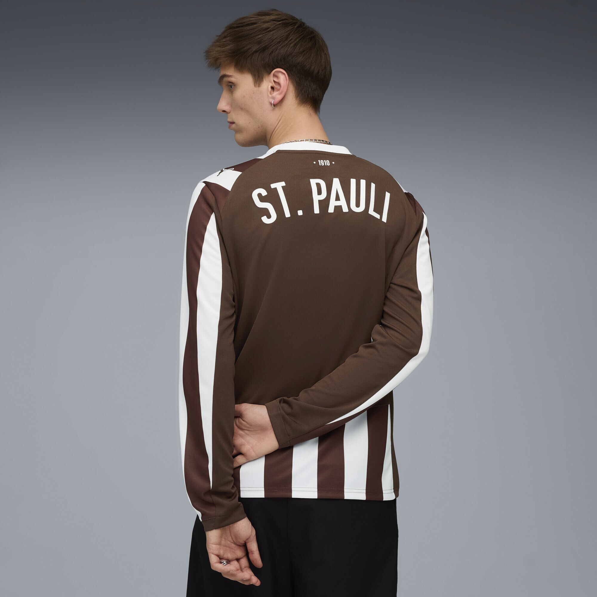 PUMA Dres 'FC St. Pauli 25/26' tmavohnedá / čierna / biela (obrázok 5)