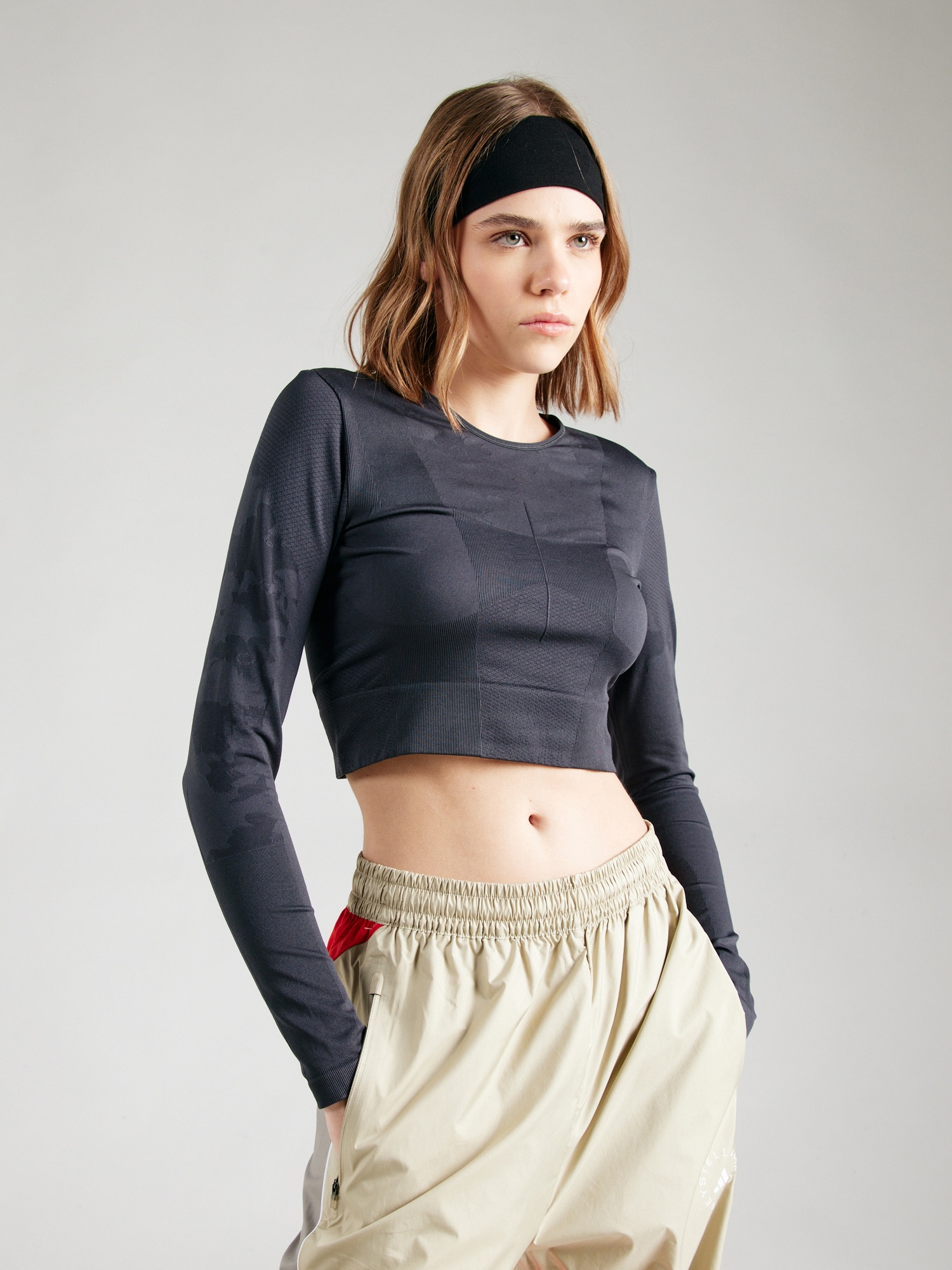 ADIDAS BY STELLA MCCARTNEY Sport top 'TrueStrength'  fekete termék 2. képe