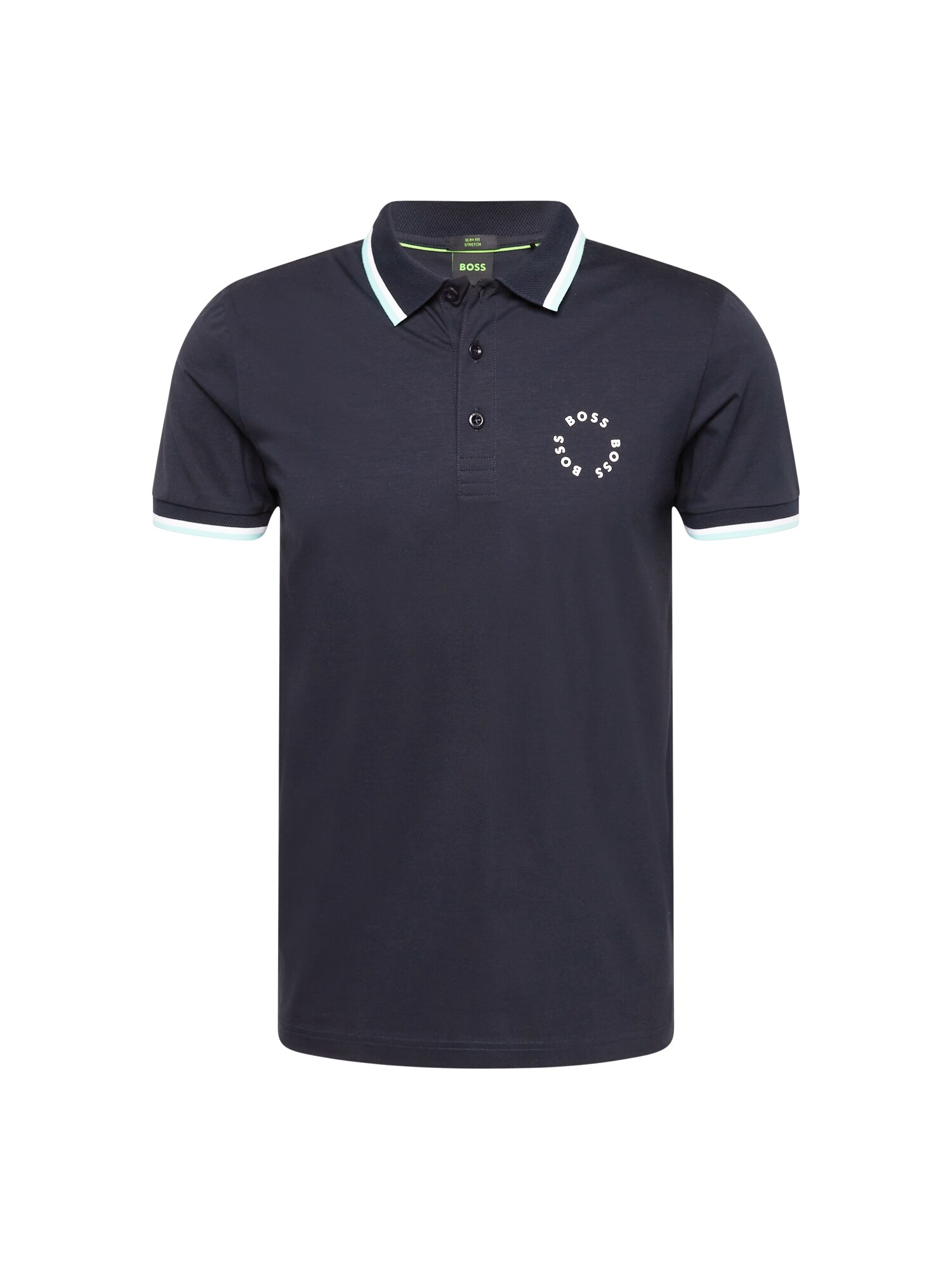 BOSS Green Camisa 'Paule 2'  navy / menta / branco