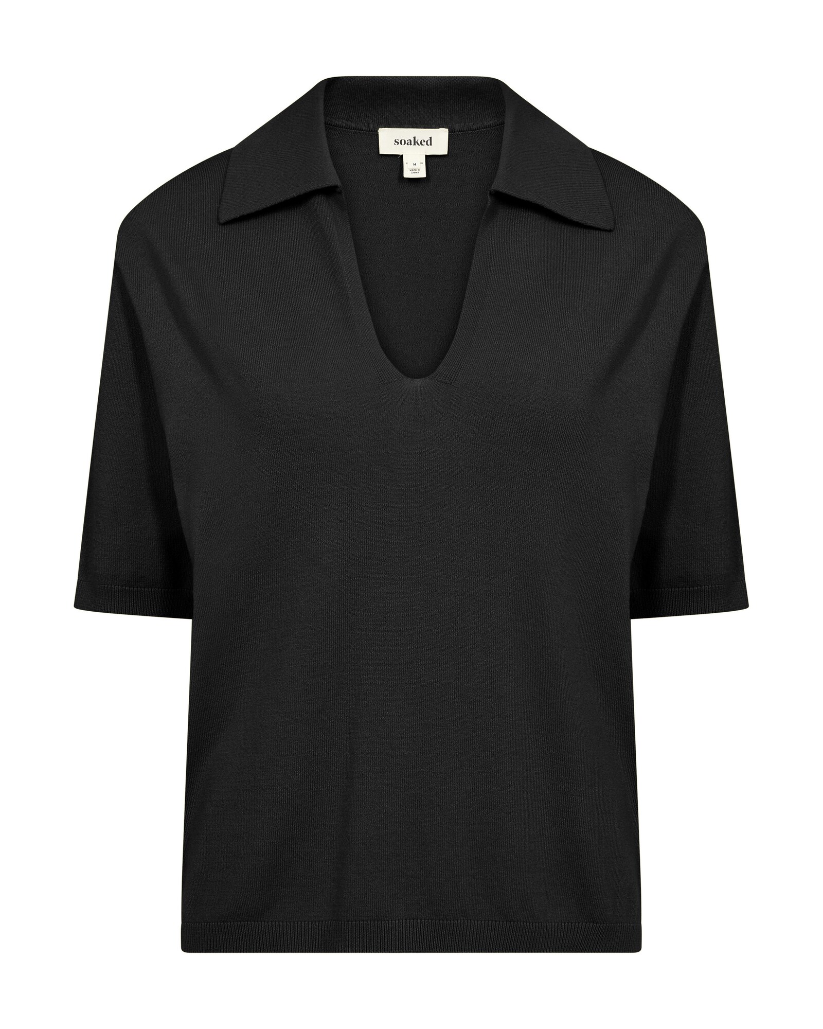 SOAKED IN LUXURY Pulover Spina  negru