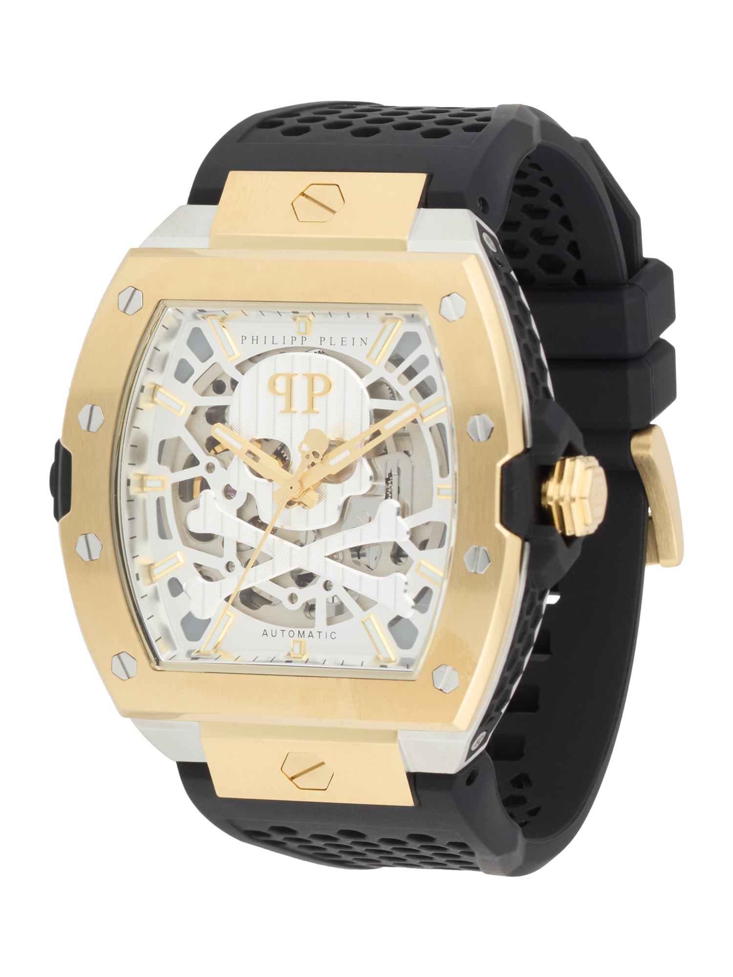 Philipp Plein Analoog Horloge Goud / Zwart / Wit