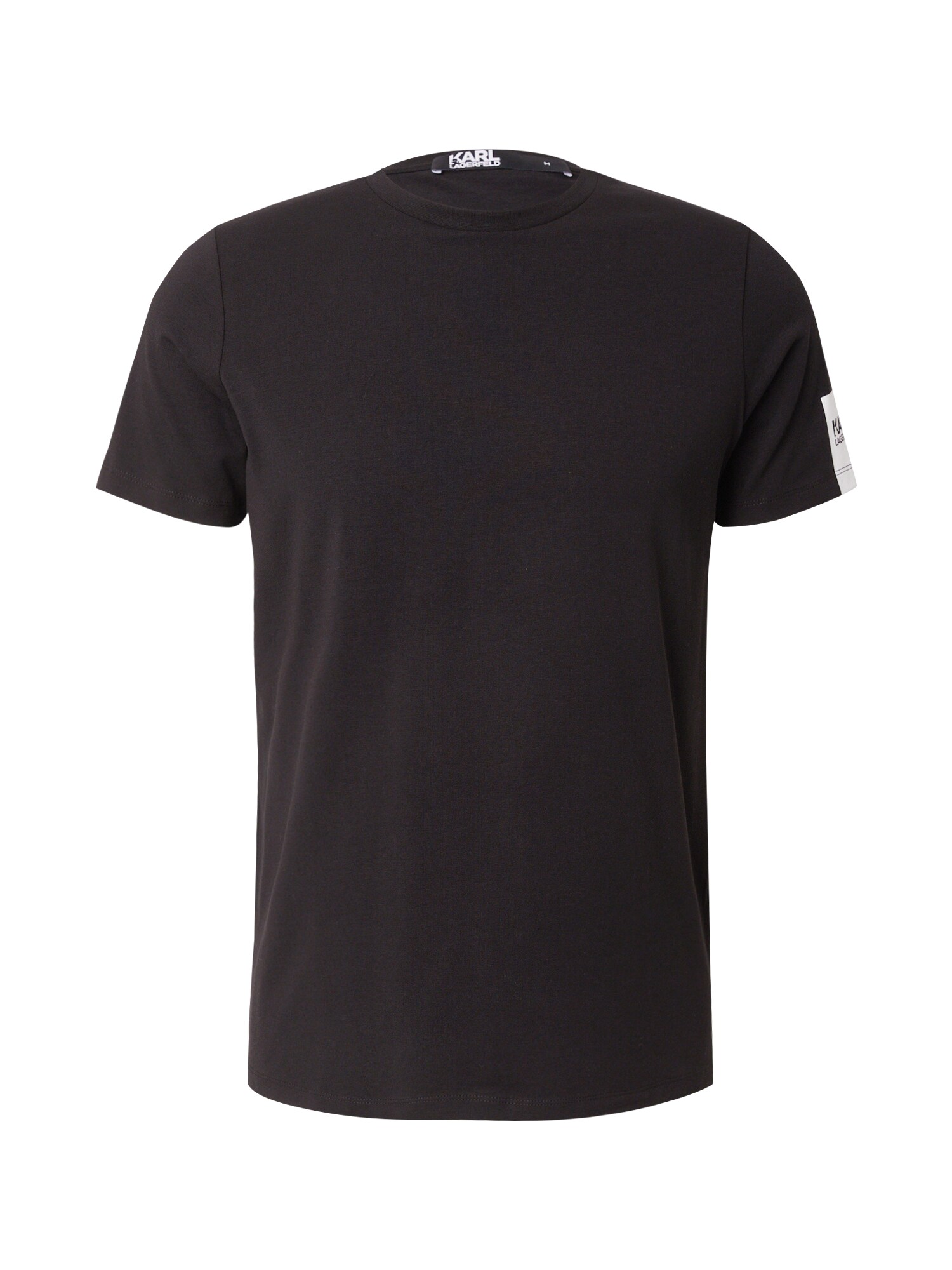 Karl Lagerfeld Tricou  negru / alb