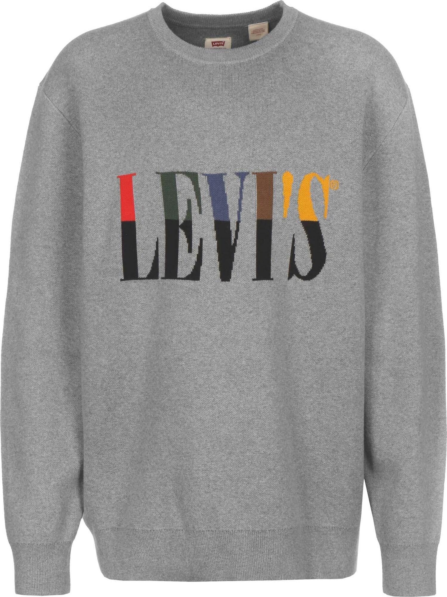 LEVI'S Megztinis be užsegimo 'T2 Crewneck'  pilka