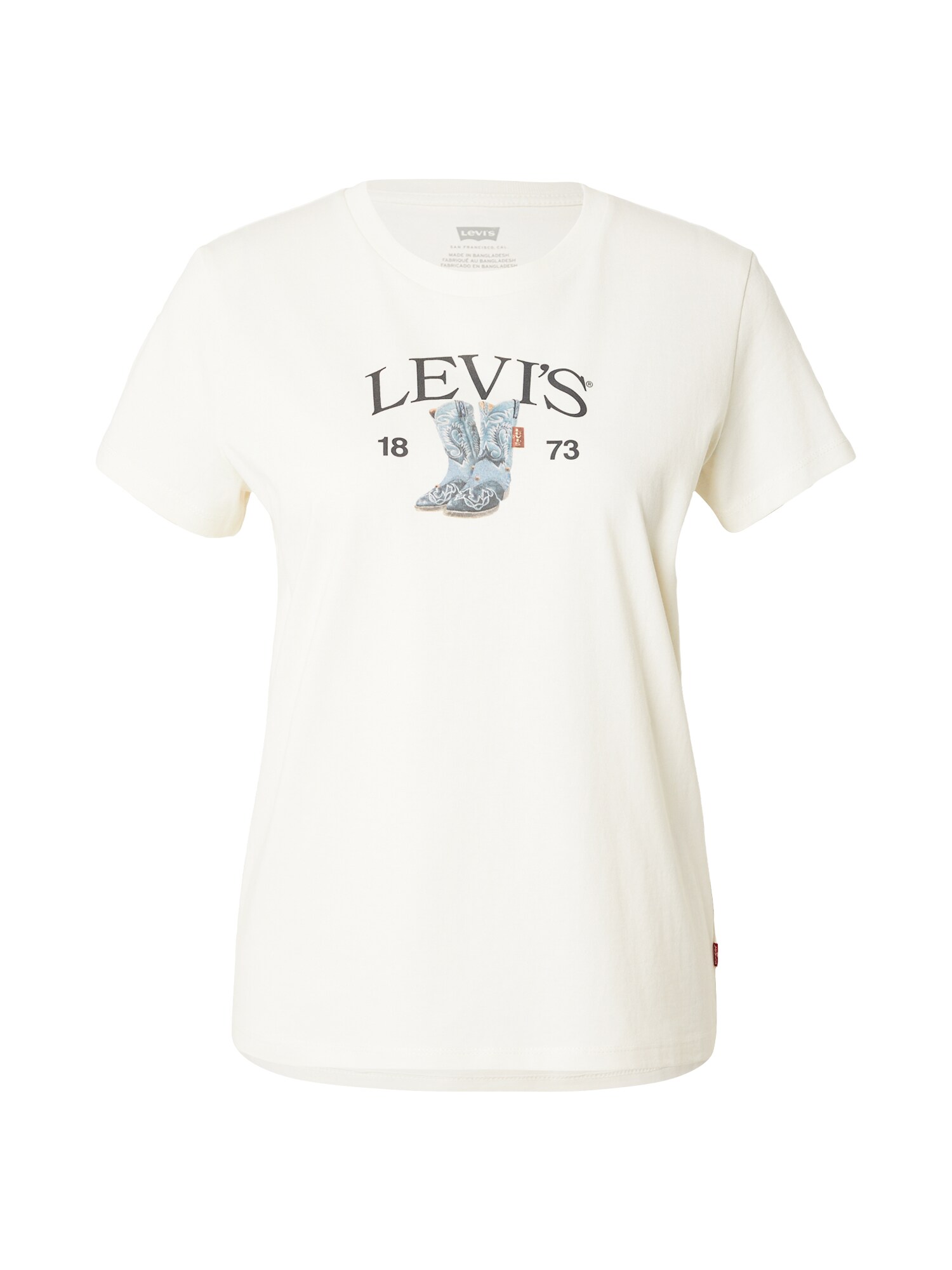 LEVIS ® Tricou THE PERFECT opal / albastru porumbel / gri închis / alb