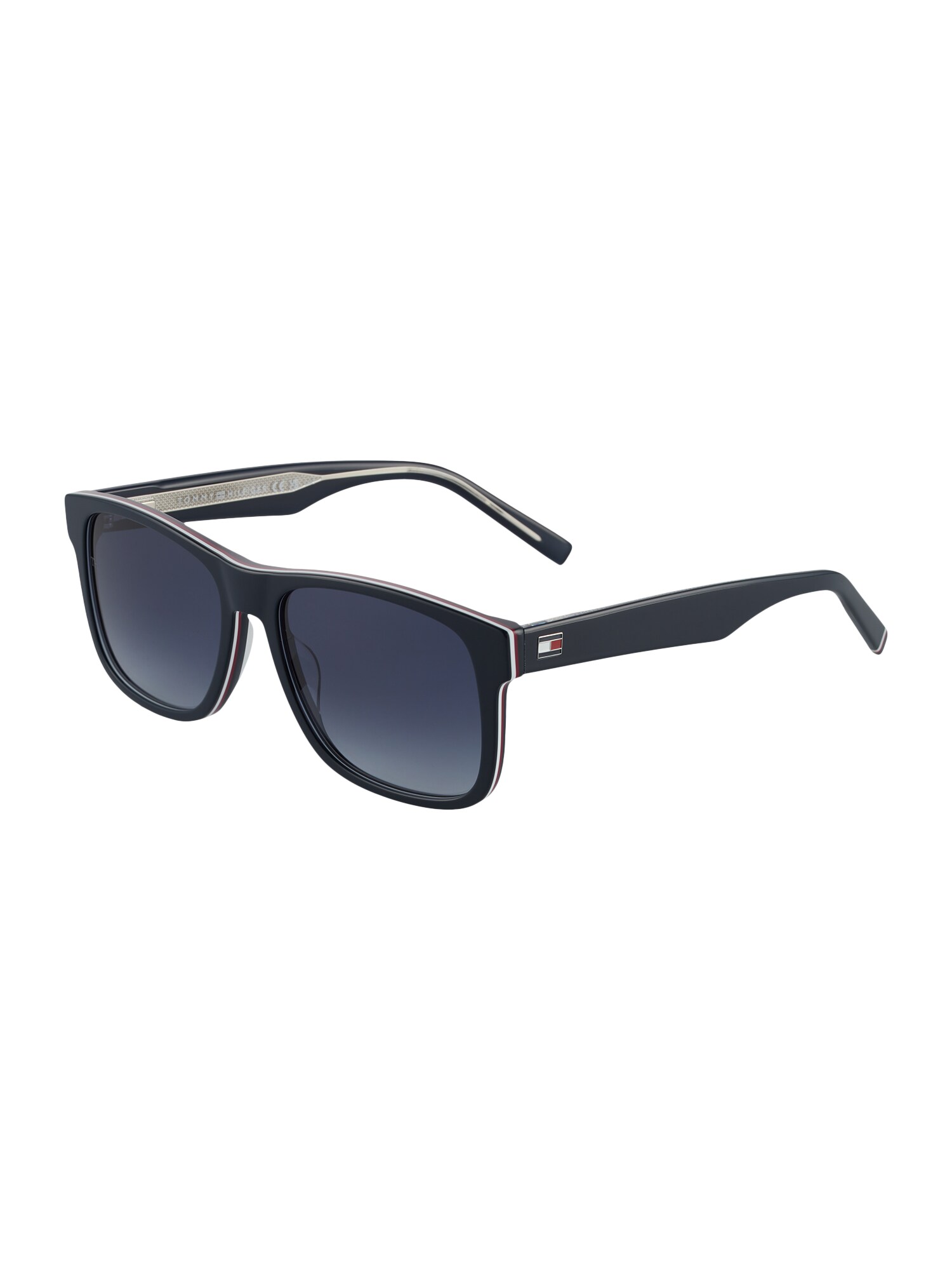 TOMMY HILFIGER Ochelari de soare  bleumarin / roşu închis / alb