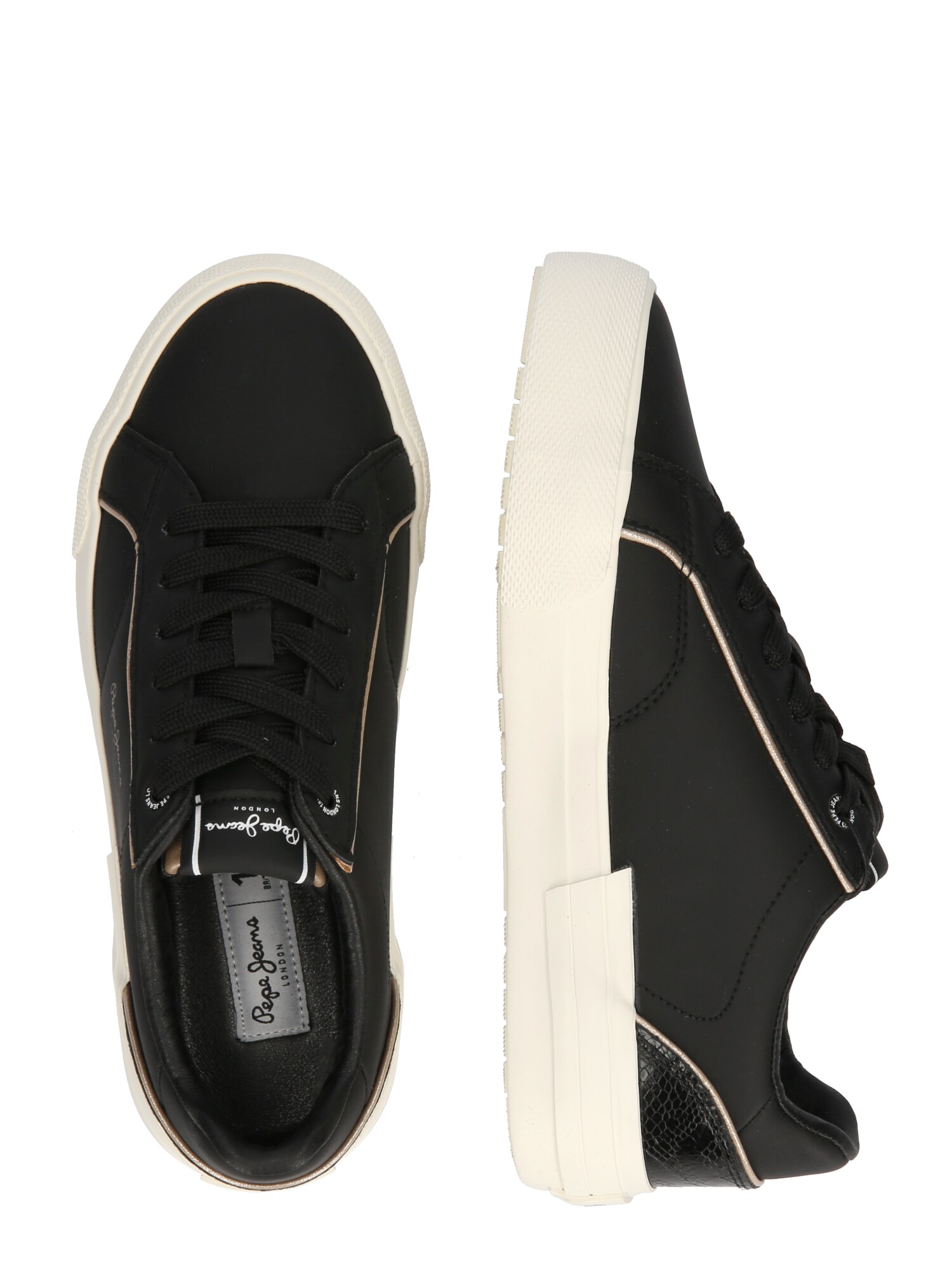 Pepe Jeans Zapatillas deportivas bajas 'Allen Twin' oro / negro – imagen 2