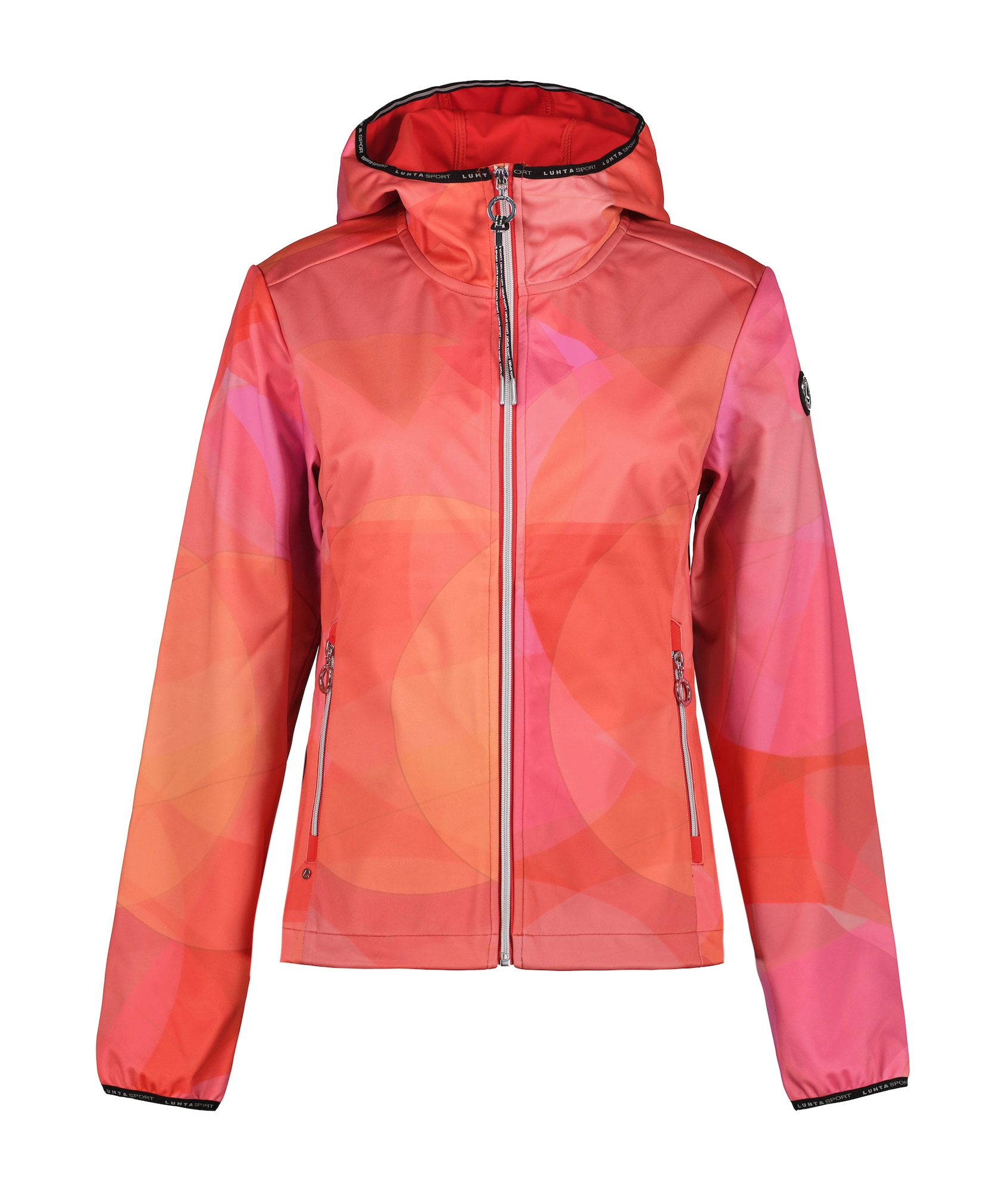 LUHTA Outdoor jakna 'Ingby'  koraljna / roza / crna / bijela