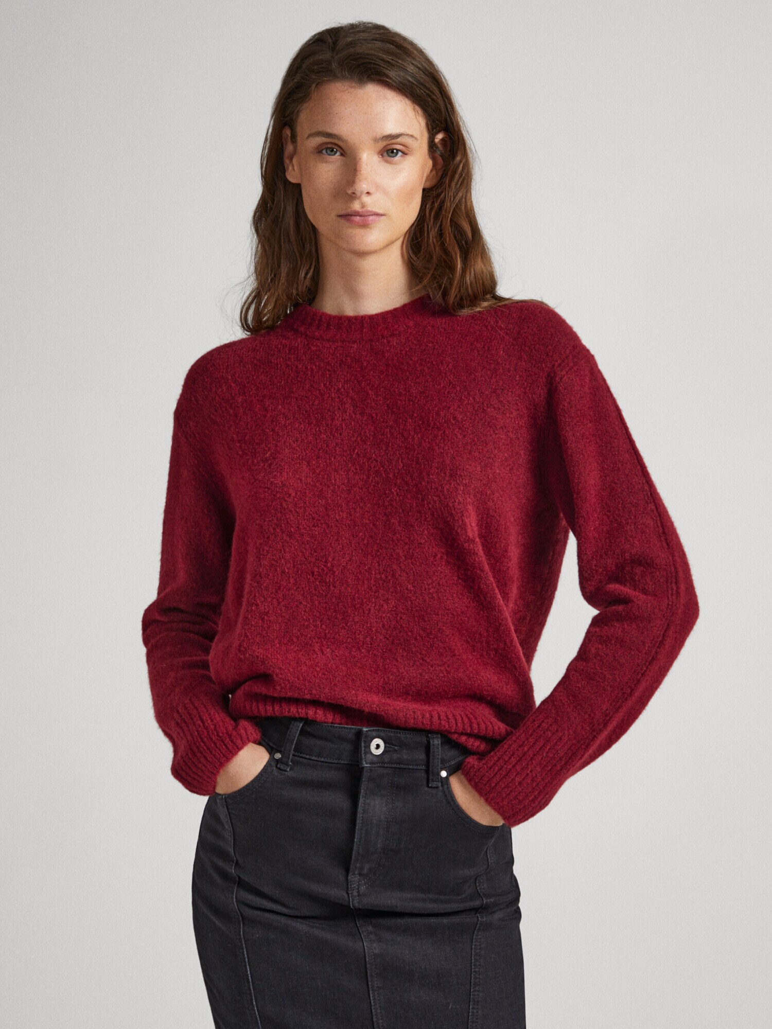 Pepe Jeans Pulóver 'Denisse'  merlot termék 2. képe