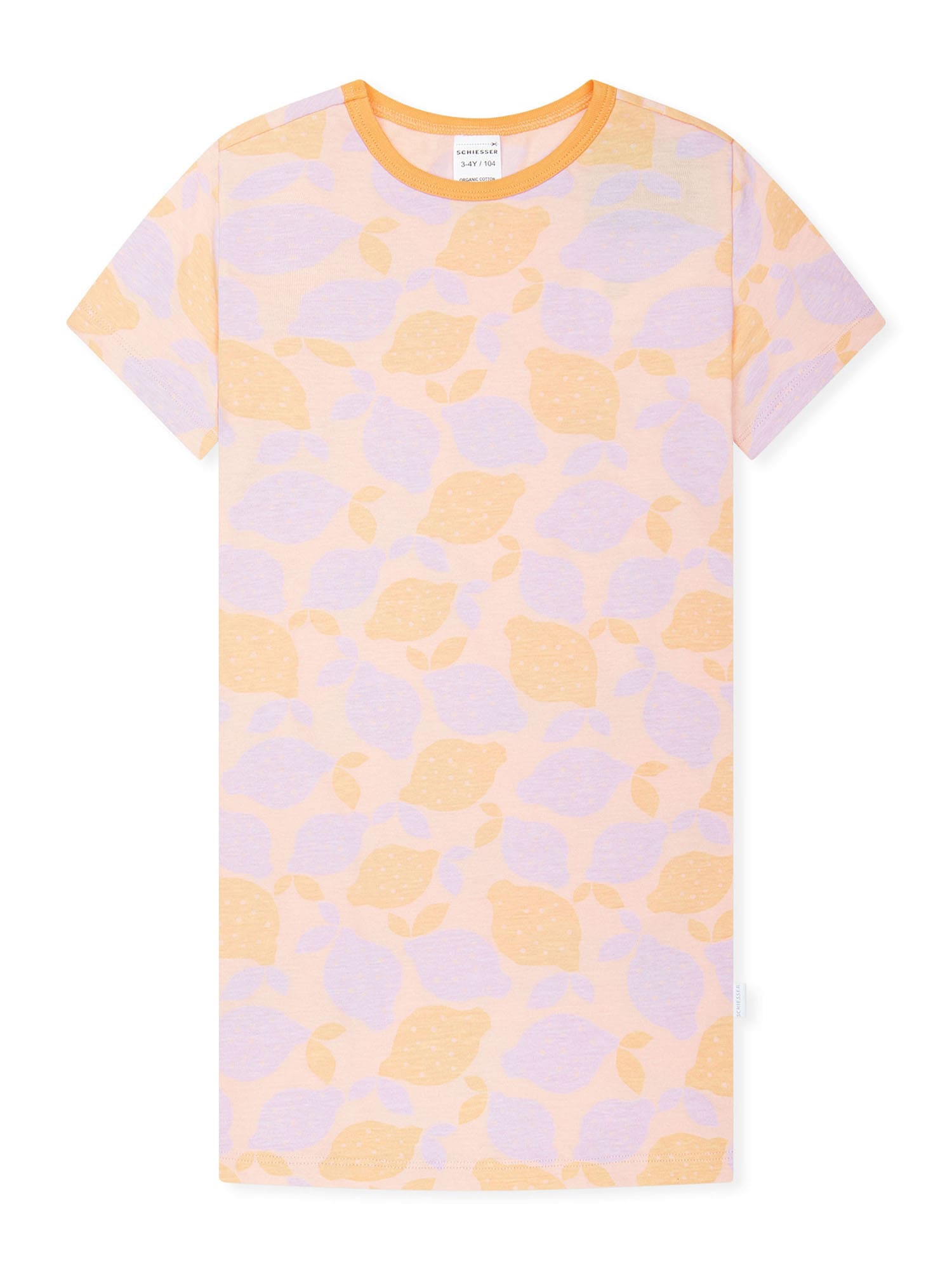 Schiesser Nachtkledij ' Nightwear ' Sering / Perzik