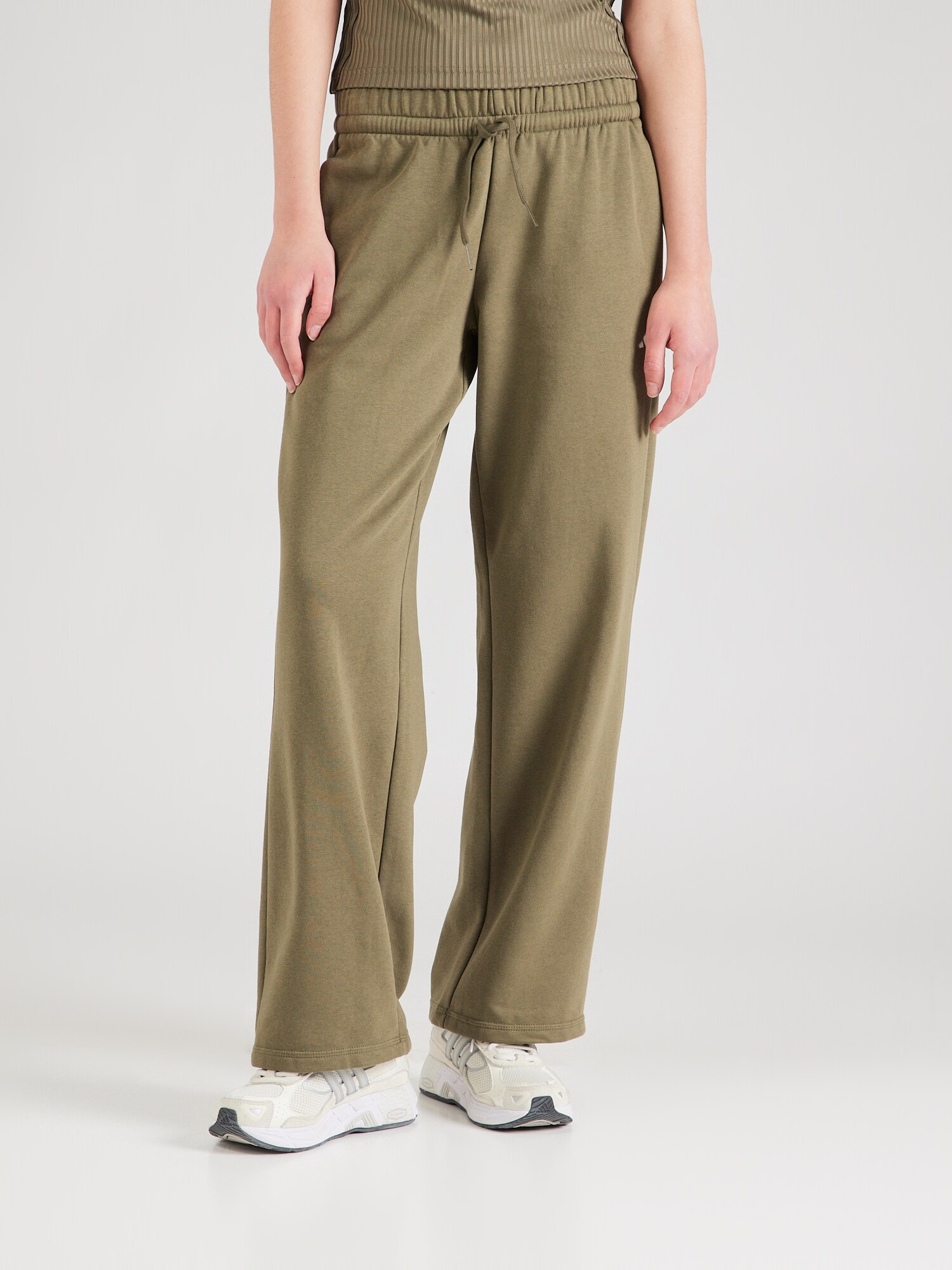 ADIDAS SPORTSWEAR Sportnadrágok  khaki / fehér termék 2. képe