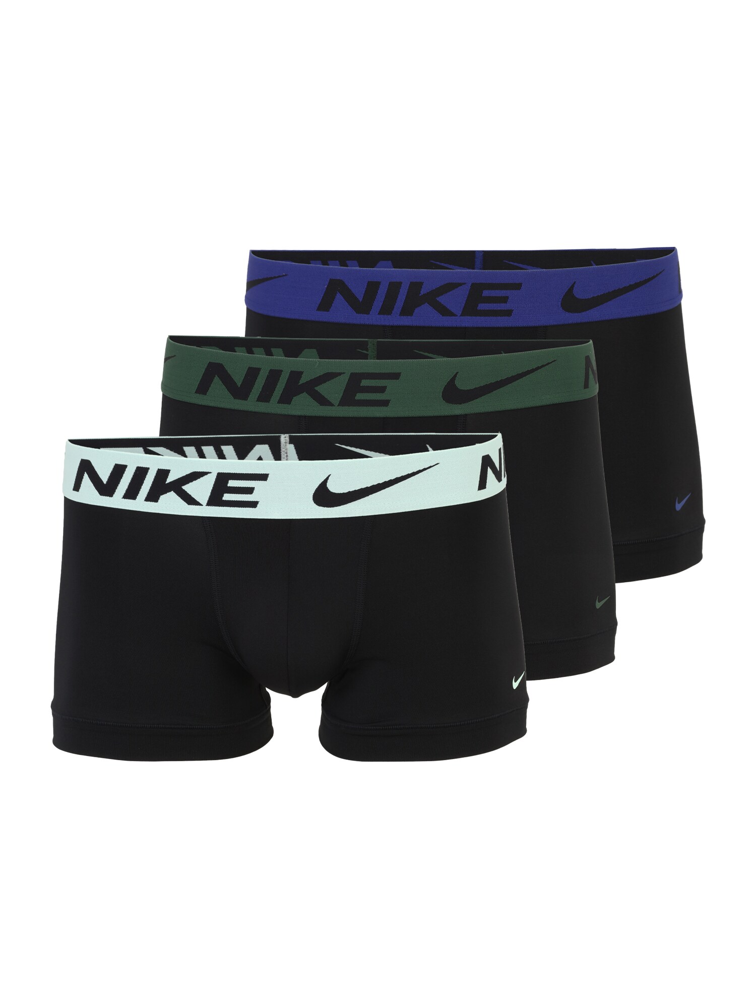 NIKE Underwear Chiloți sport  bleumarin / verde mentă / verde închis / negru