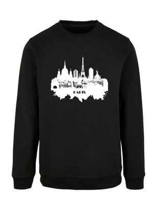 F4NT4STIC Sweatshirt ‘Paris’ Zwart / Wit