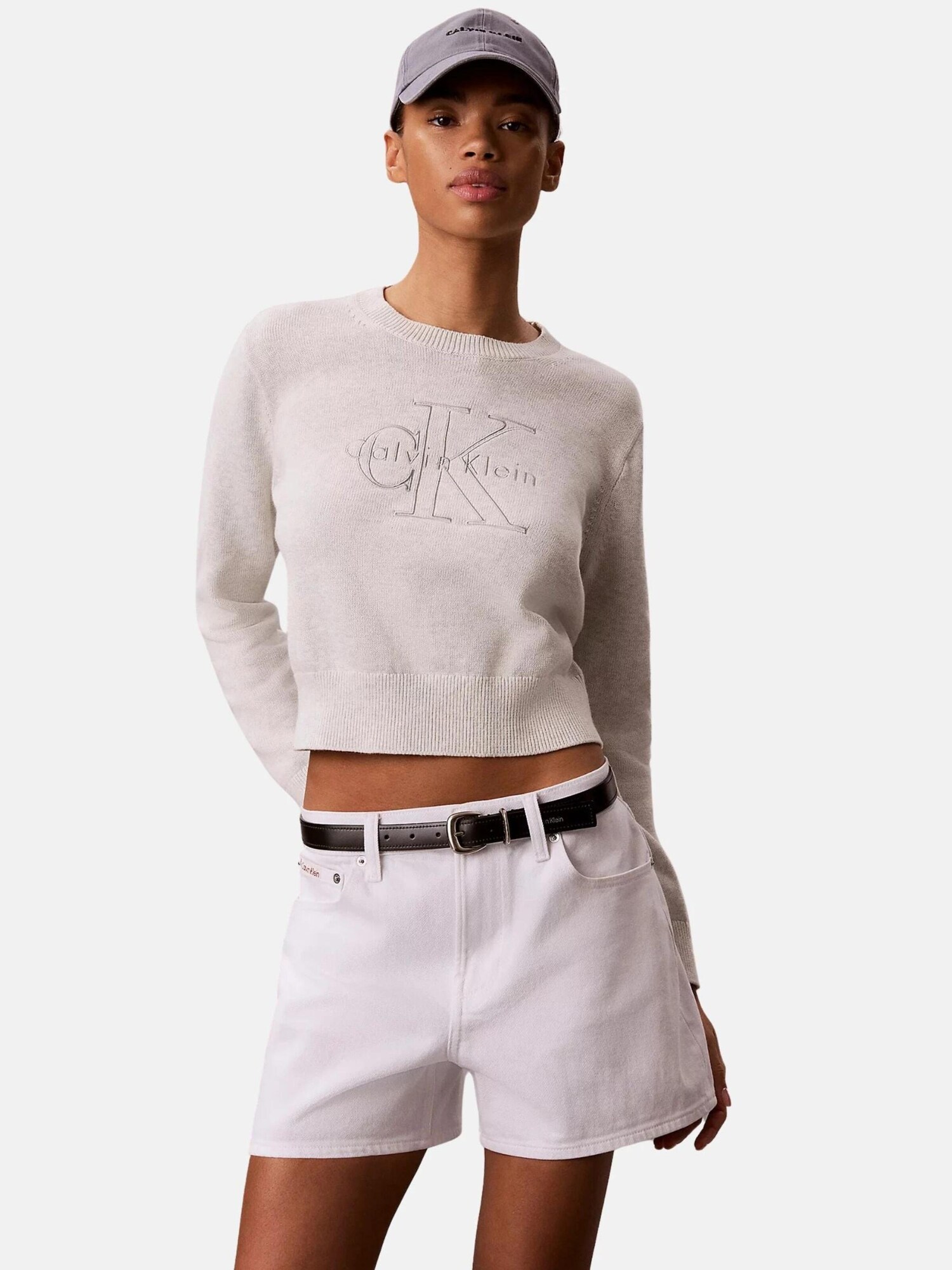 Calvin Klein Jersey gris claro – imagen 2