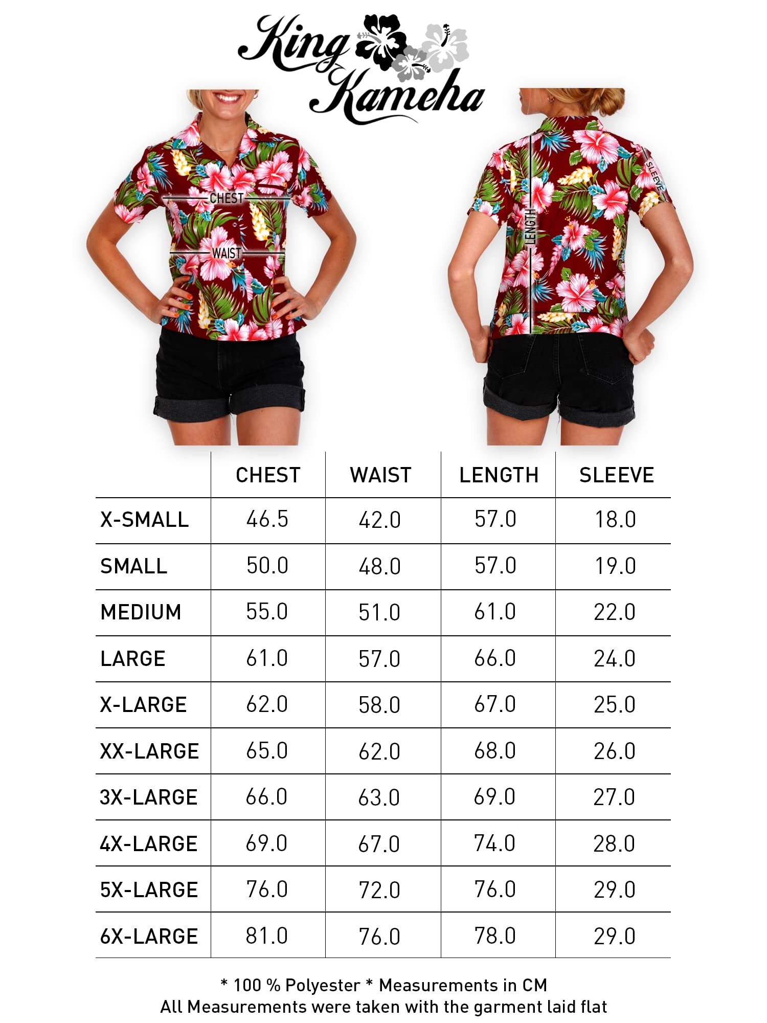 Thumbnail - King Kameha Bluse Hibiscus NEW