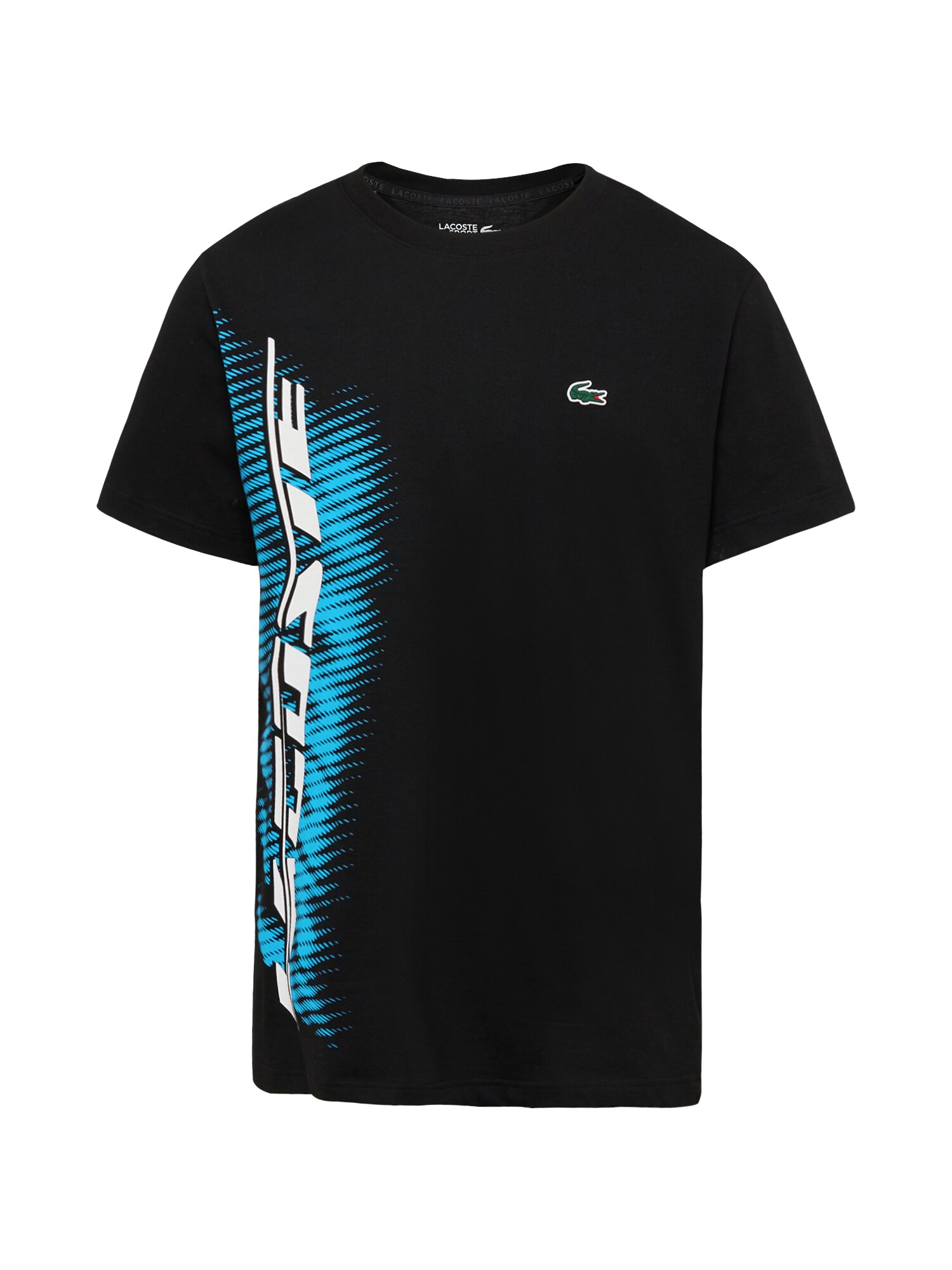 Lacoste Sport Camisa funcionais  azure / verde escuro / preto / branco