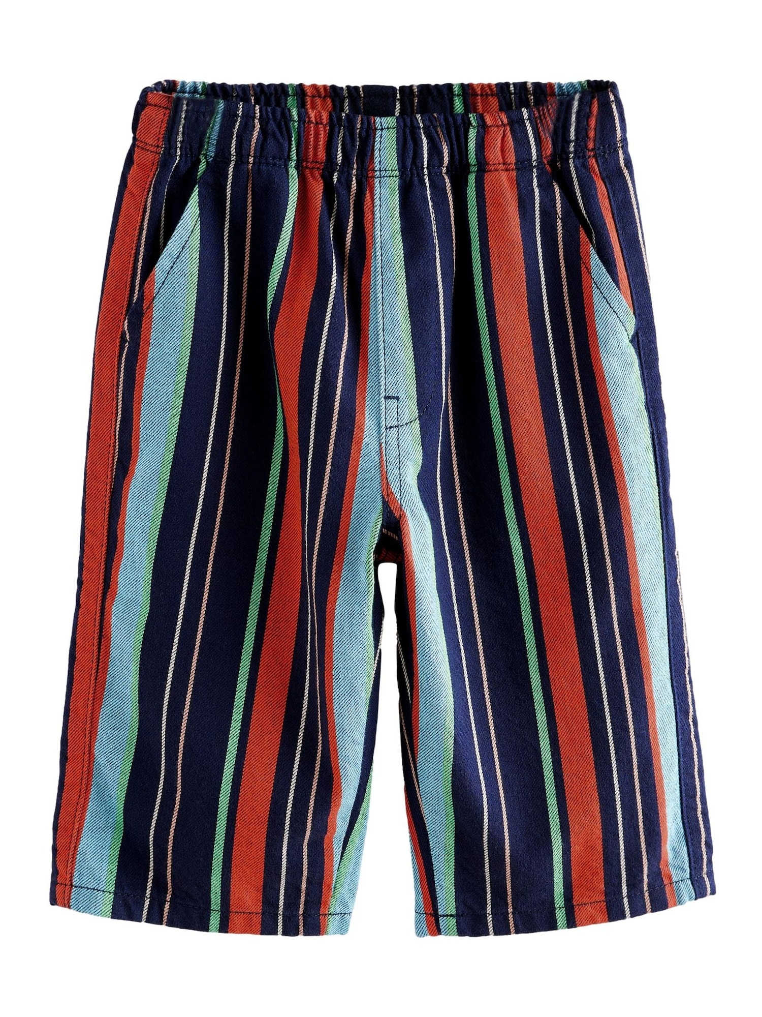 Next Pantaloni  bleumarin / albastru deschis / ocru / verde deschis