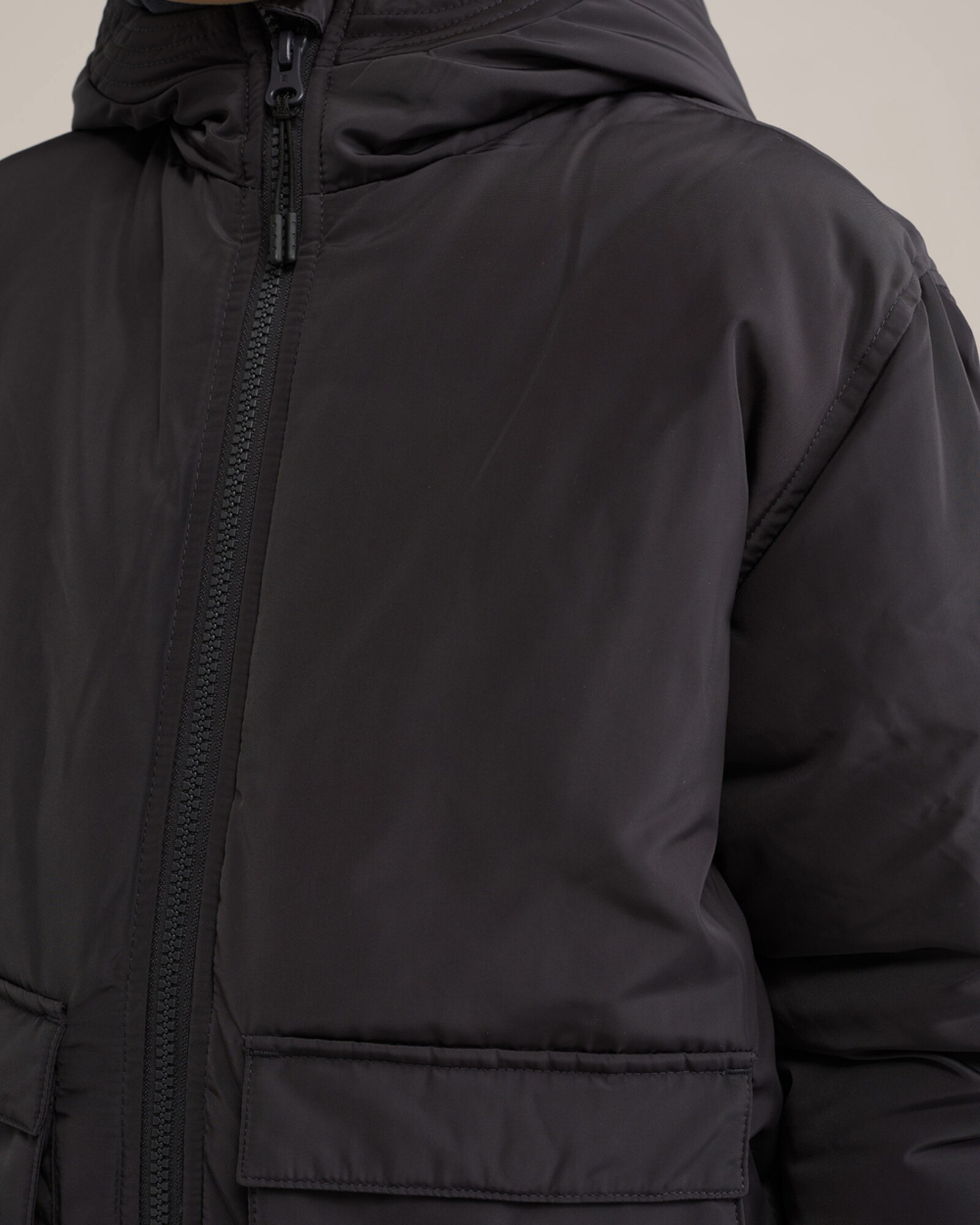 WE Fashion Prechodná bunda tmavosivá (obrázok 5)