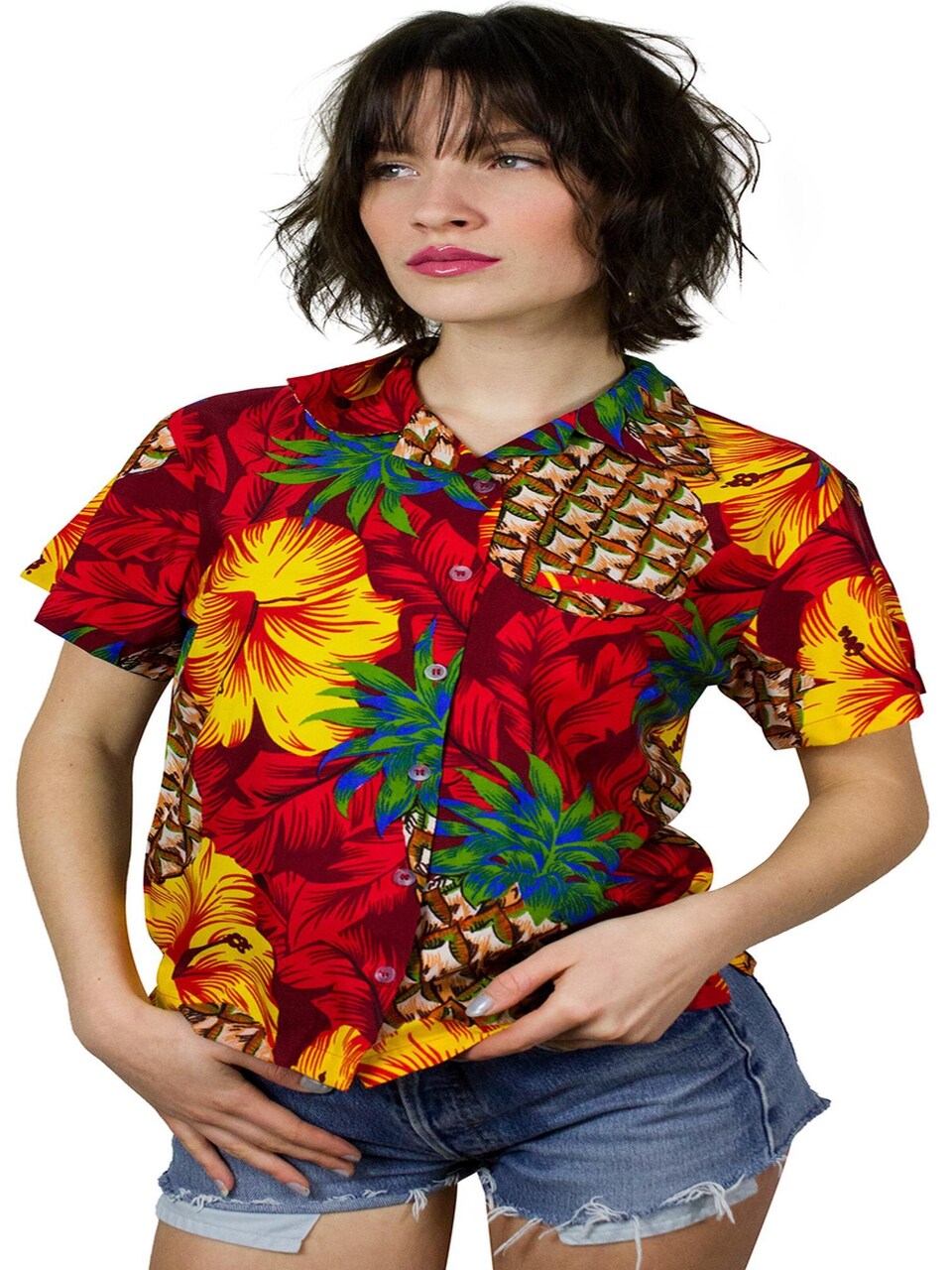Blus 'Pineapple Hibiscus'